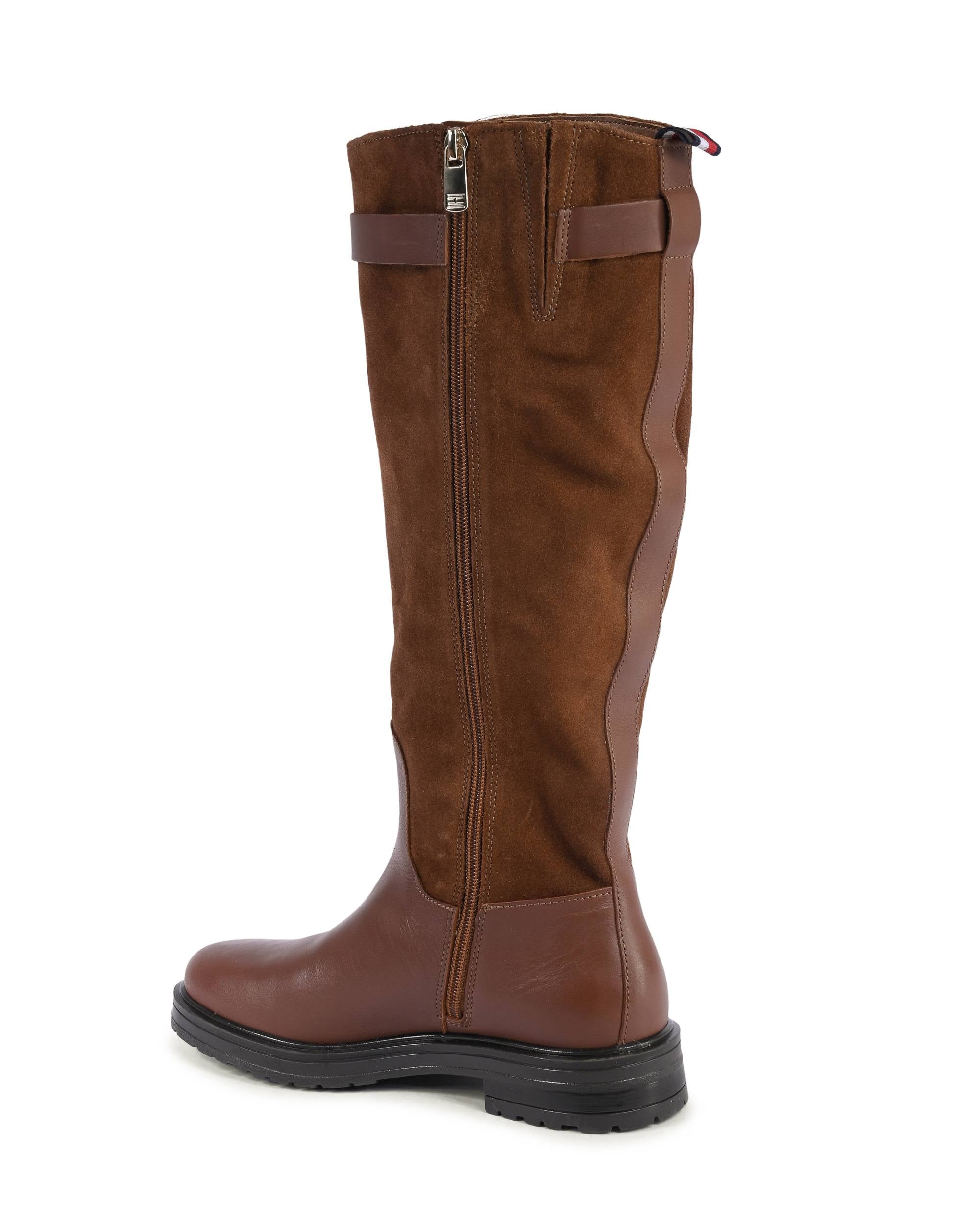 Botas Tommy Hilfiger para mujer MARRÓN FW0FW07480GTU