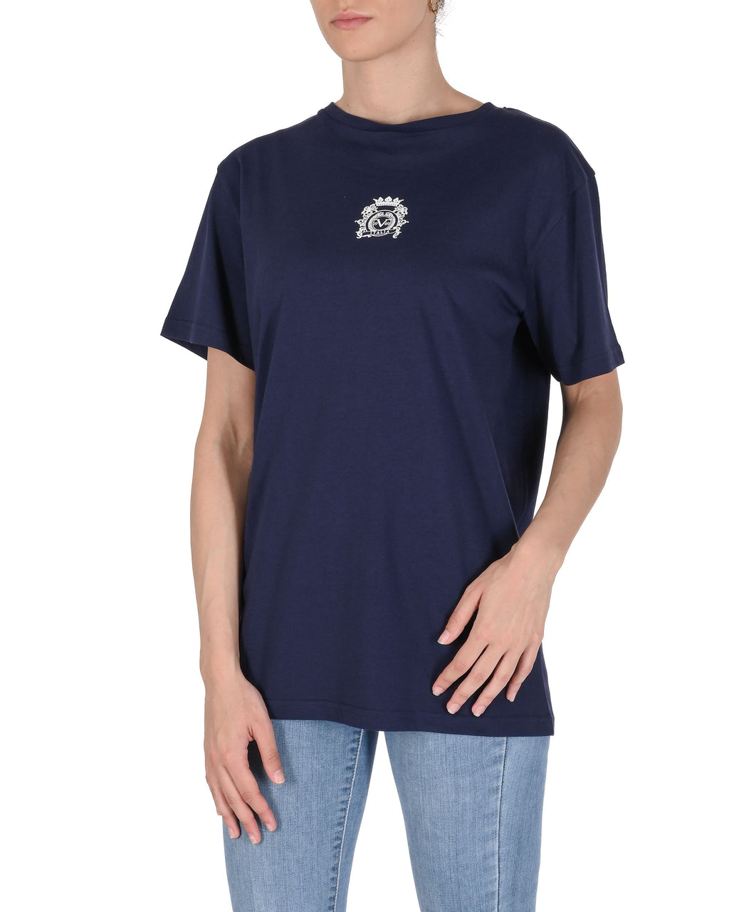 19V69 Italia Womens Long T-Shirt VSC1WTS02 NAVY