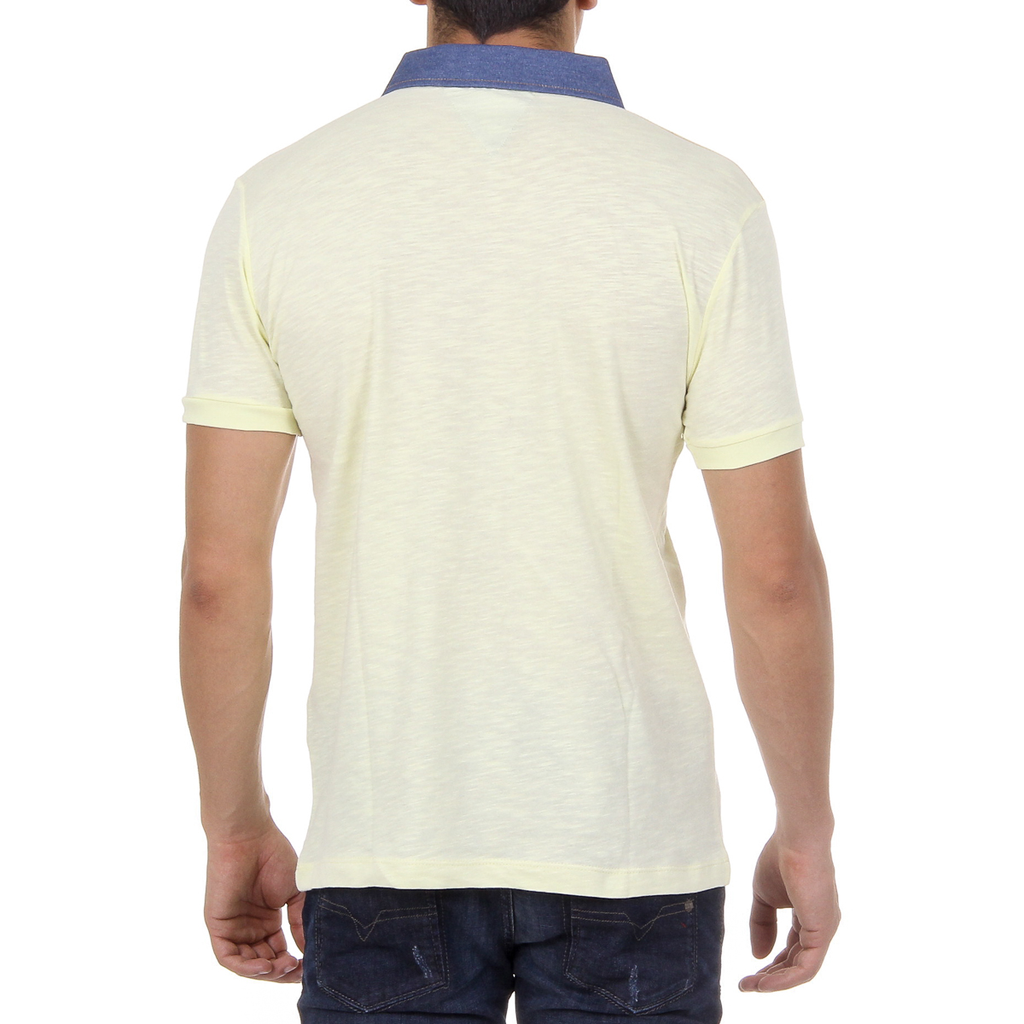 Polo Ufford & Suffolk Polo Club para hombre, manga corta, US007B, amarillo