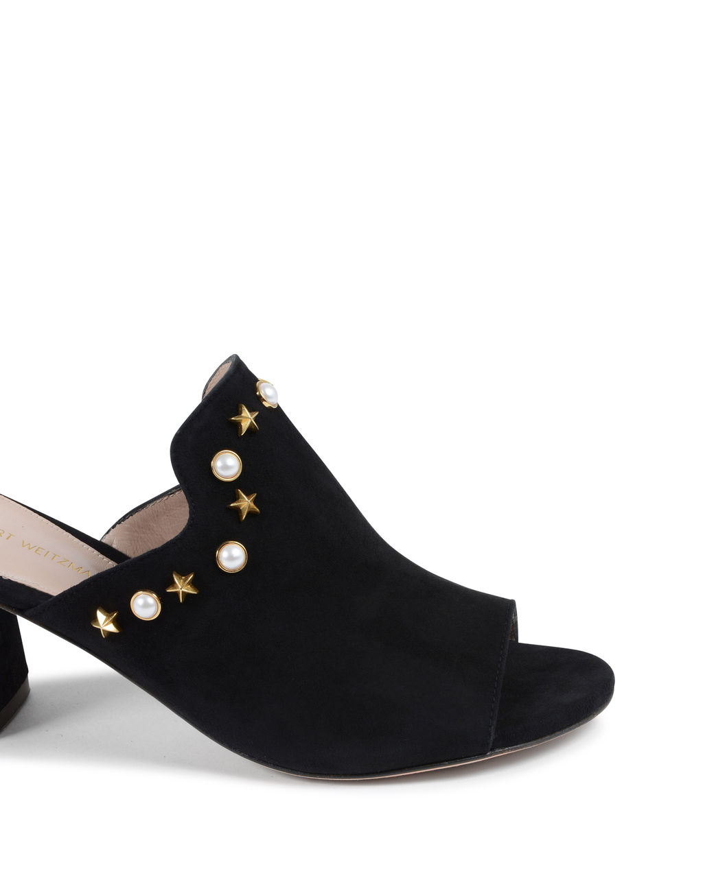 Stuart Weitzman - Sandalias tipo mule para mujer, color negro, DOHICKEY