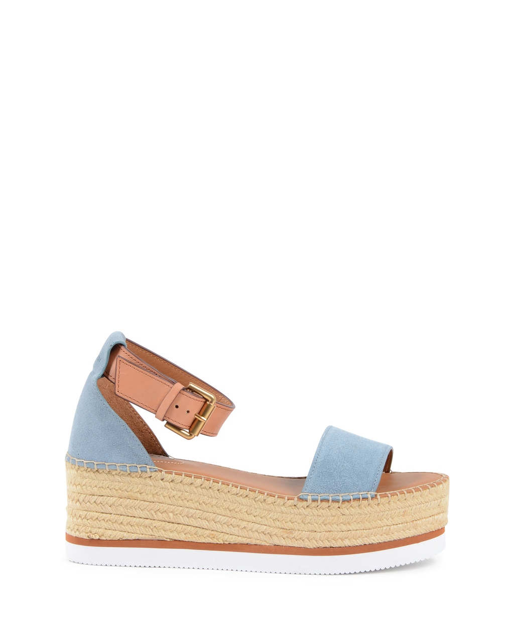 ChloÃ¨ Womens Platform Sandal Light Blue SB32201A NUVOLA SIERRA