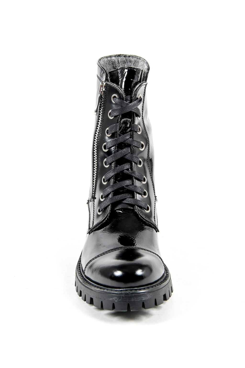 V 1969 Italia Womens Short Boot Black STONE