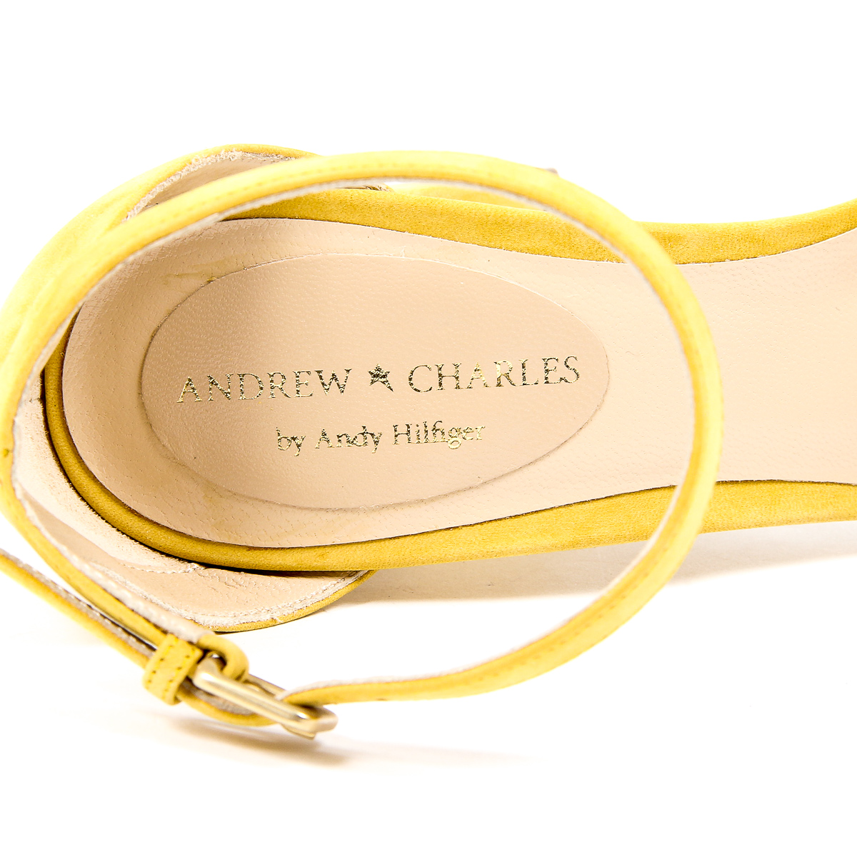 Andrew Charles Womens Sandal Yellow EMMA