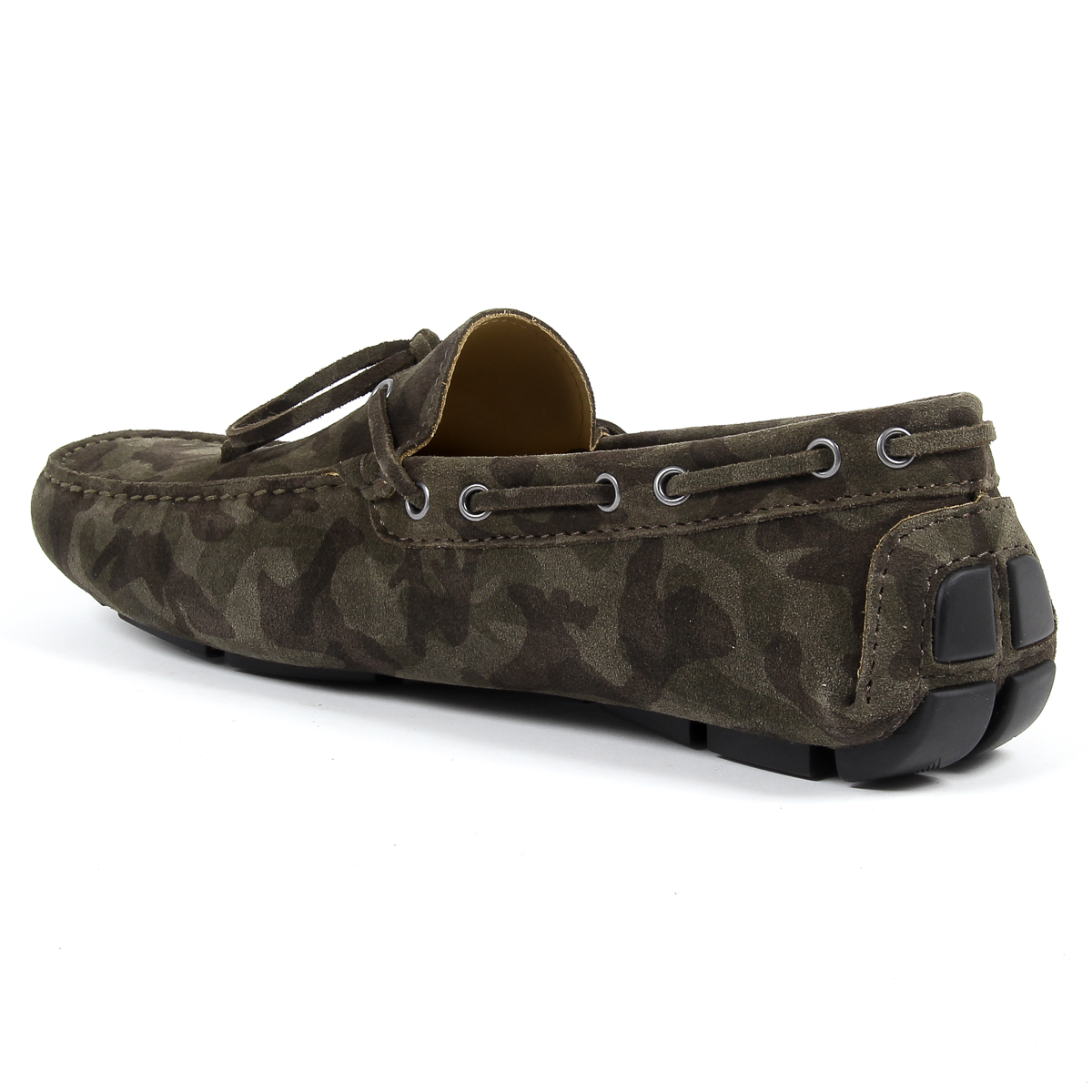Mocasines V 1969 Italia para hombre, color verde ADAM