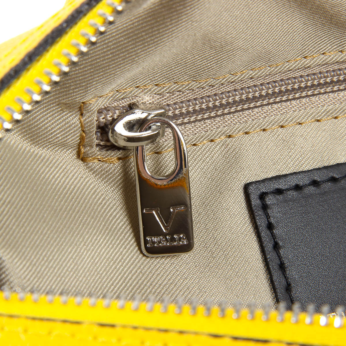 V 1969 Italia Bolso de Mujer V014-S PALMELLATO GIALLO