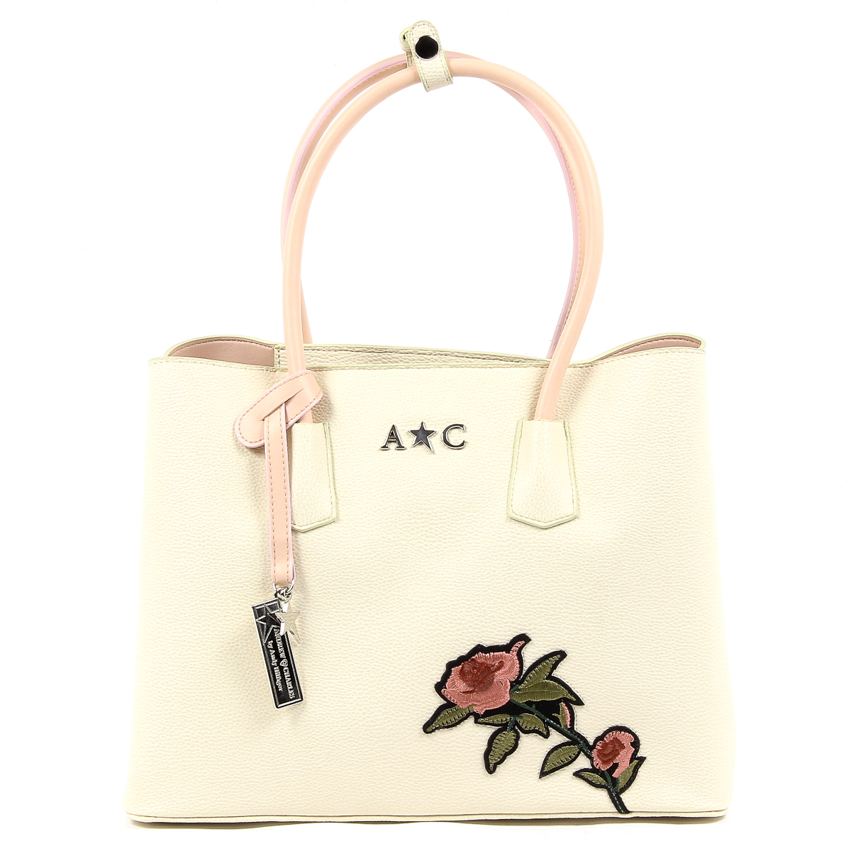 Bolso de mano Andrew Charles para mujer, color beige, GEORGIA