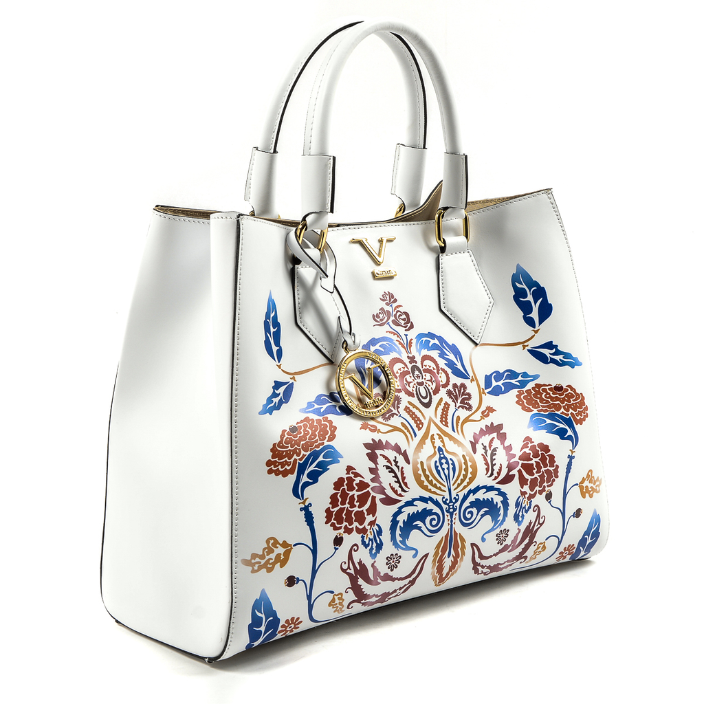 V 1969 Italia Womens Handbag White CRETA