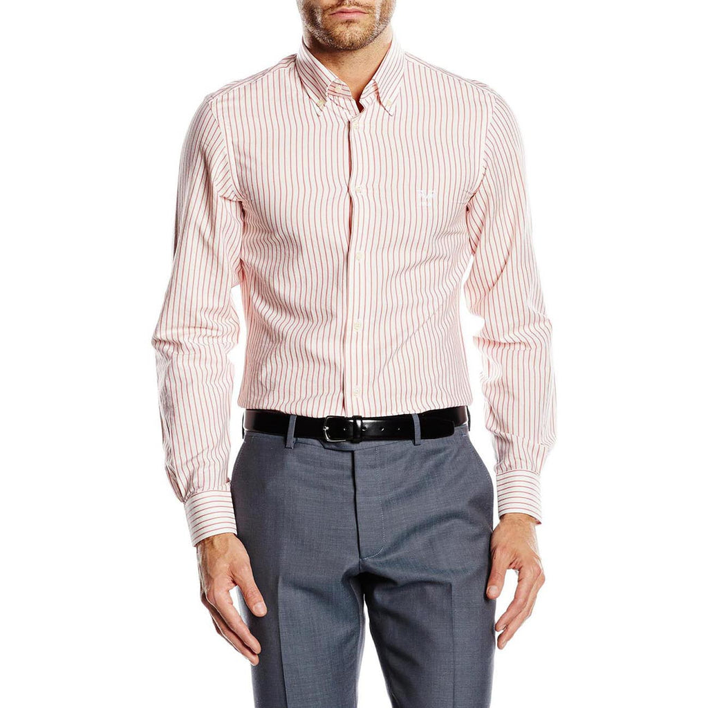 Camisa de cuello abotonado ajustada para hombre V 1969 Italia SBD58