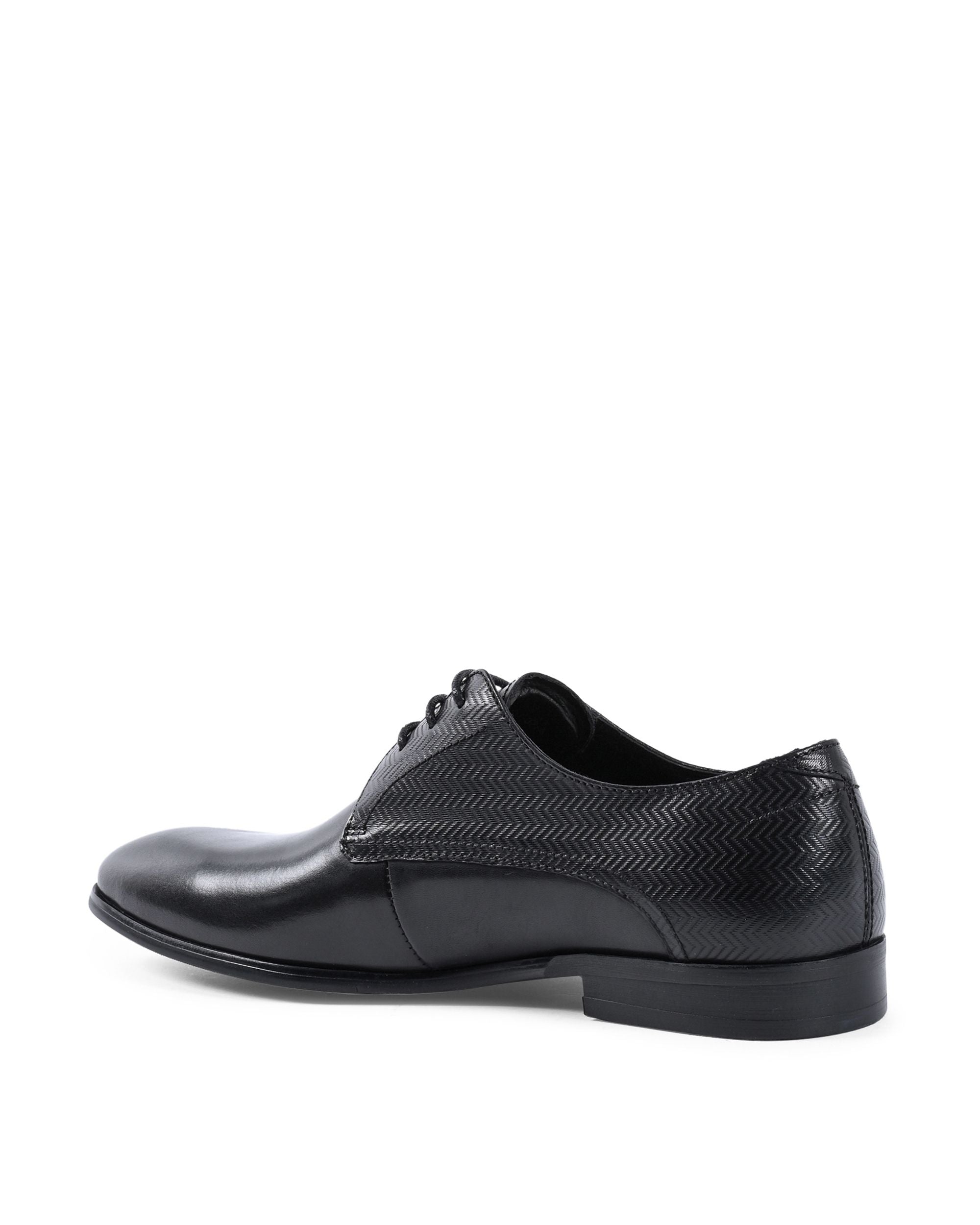 19V69 Italia Zapatos con cordones para hombre Negro YO 722-1-37 A NEGRO