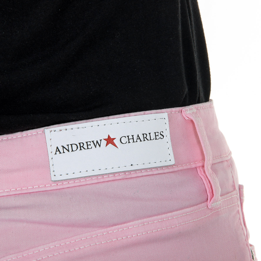 Pantalones de mujer Andrew Charles Rosa CLAIRE