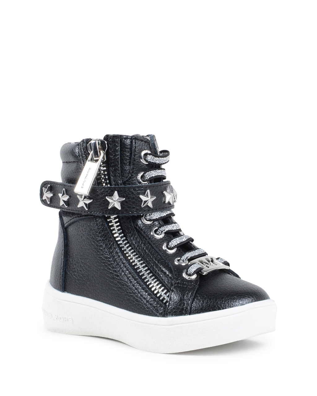 Michael Kors Zapatillas altas para niña negras ZIA IVY CADETT BLACK