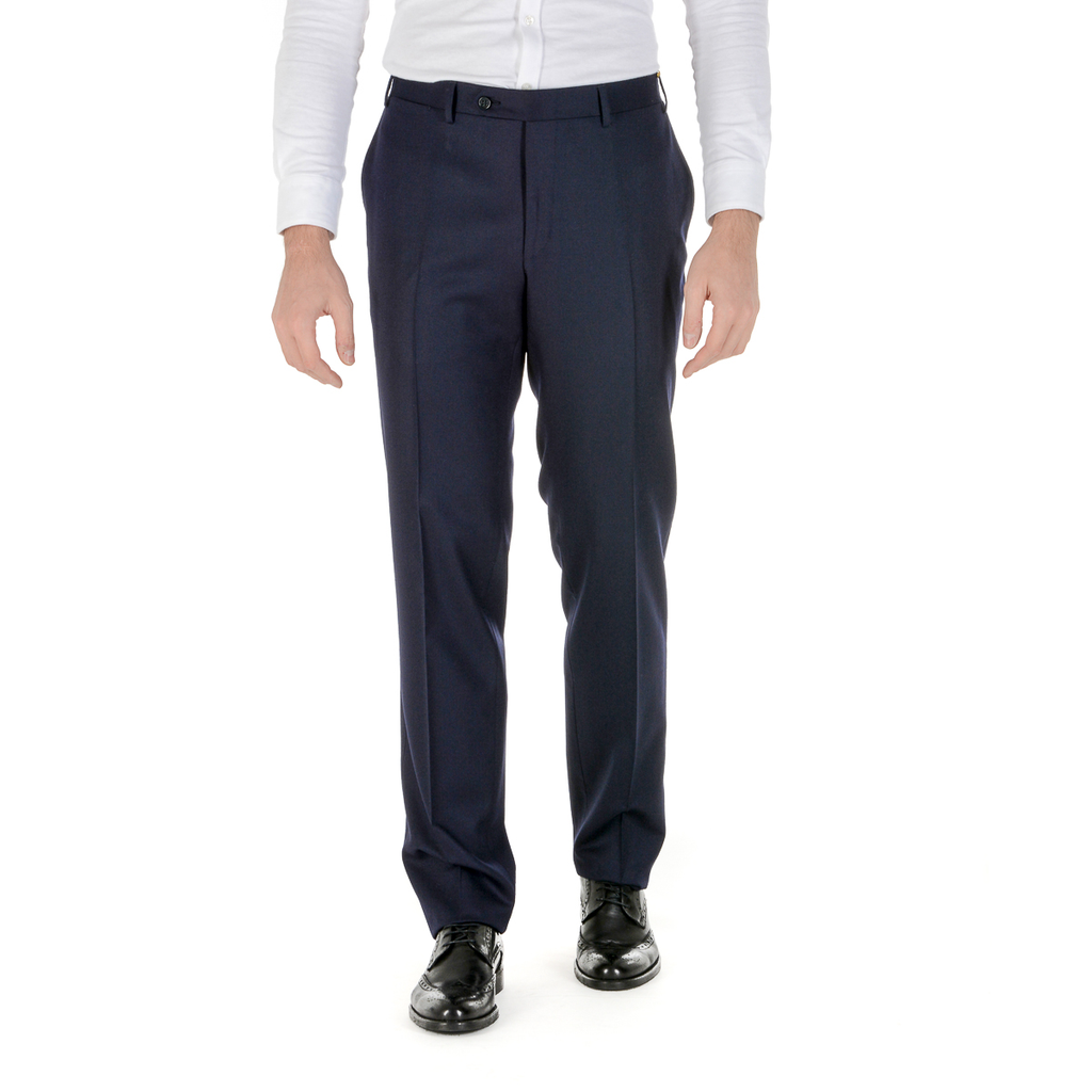 Canali Mens Pants Dark Blue