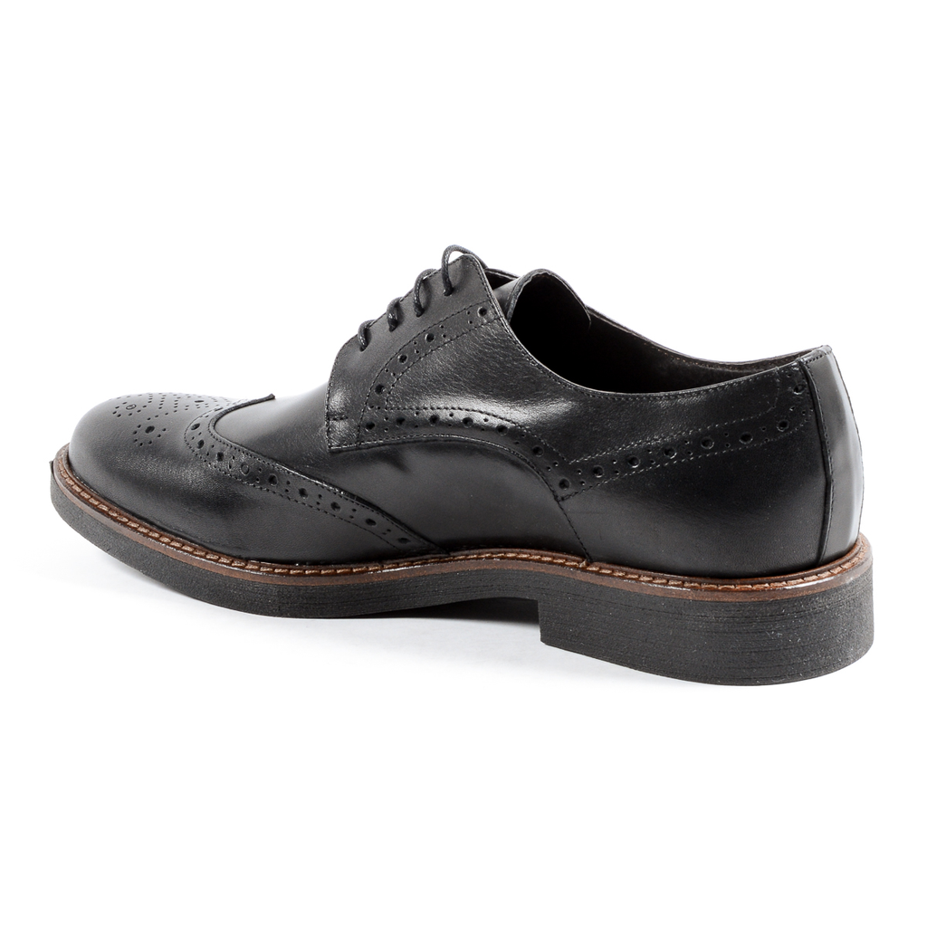 Andrew Charles Mens Brogue Shoe Black IGGY