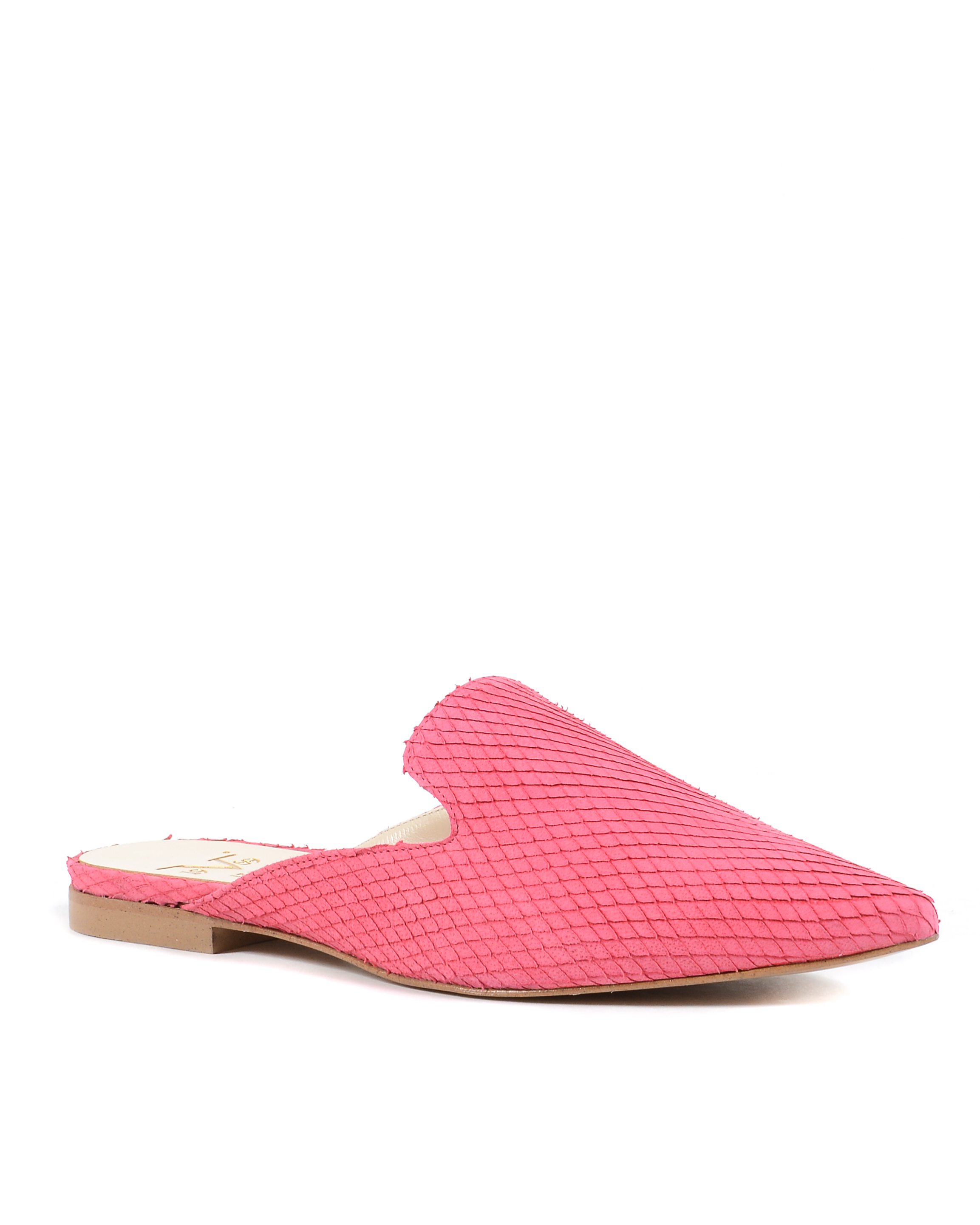 19V69 Italia Sandalias para mujer rosa 4747 SABOT PITONE STAMP ROSA