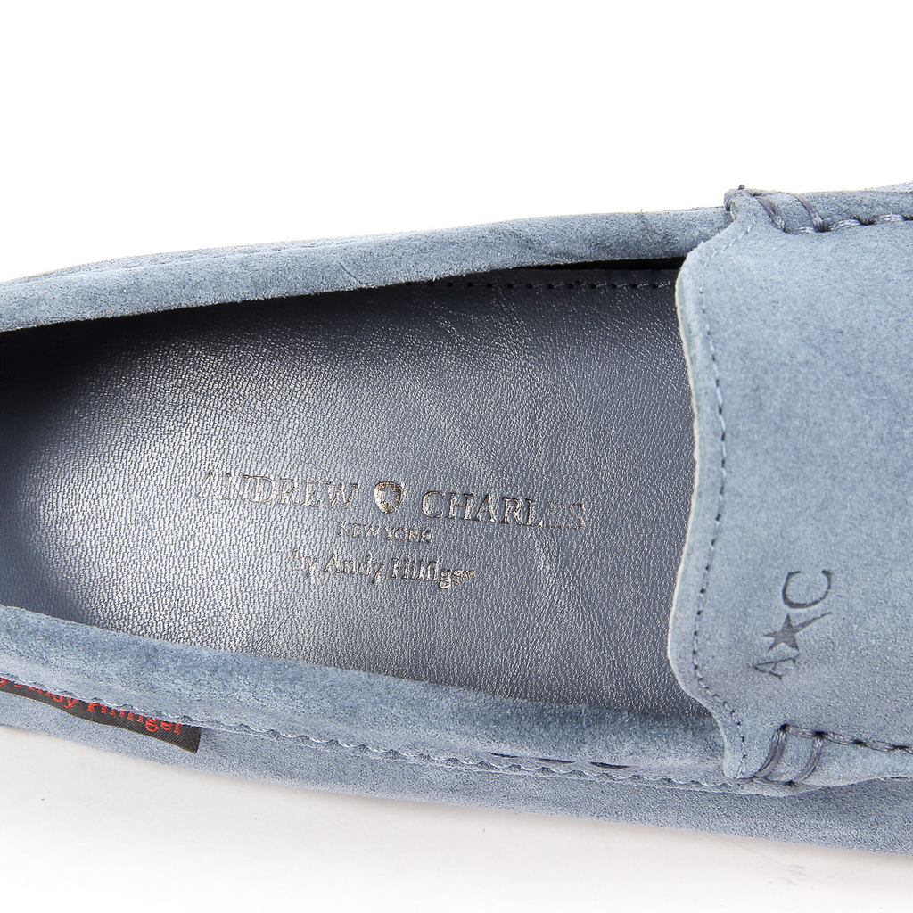Mocasín Andrew Charles para hombre azul TRON