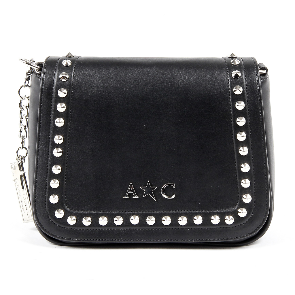 Bolso de mano Andrew Charles para mujer, color negro, SKYLA