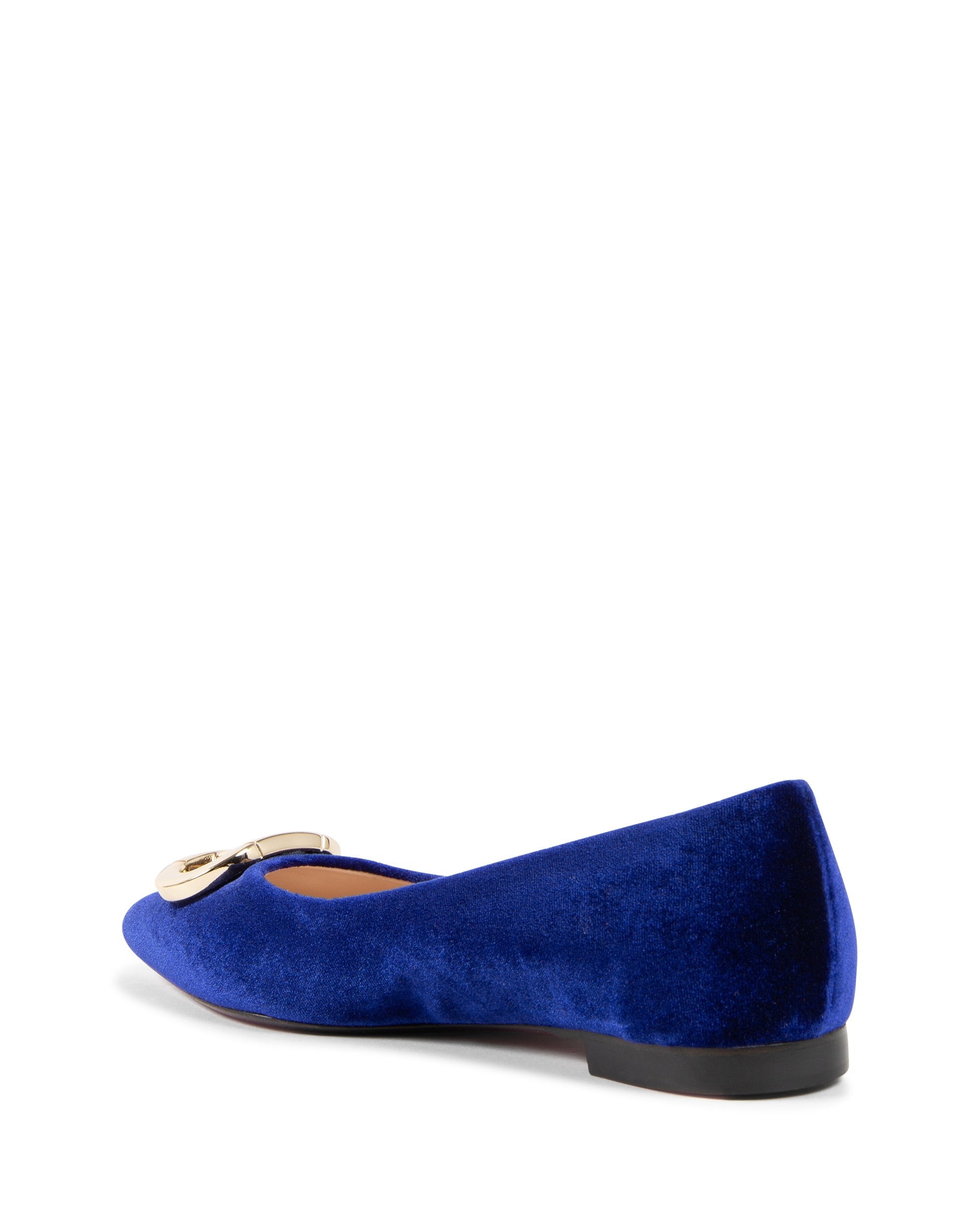 Bailarina de terciopelo azul real