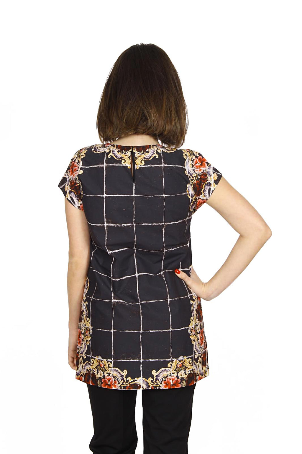 Top Dolce & Gabbana de manga corta para mujer F7Q08T FP5J9 X0800
