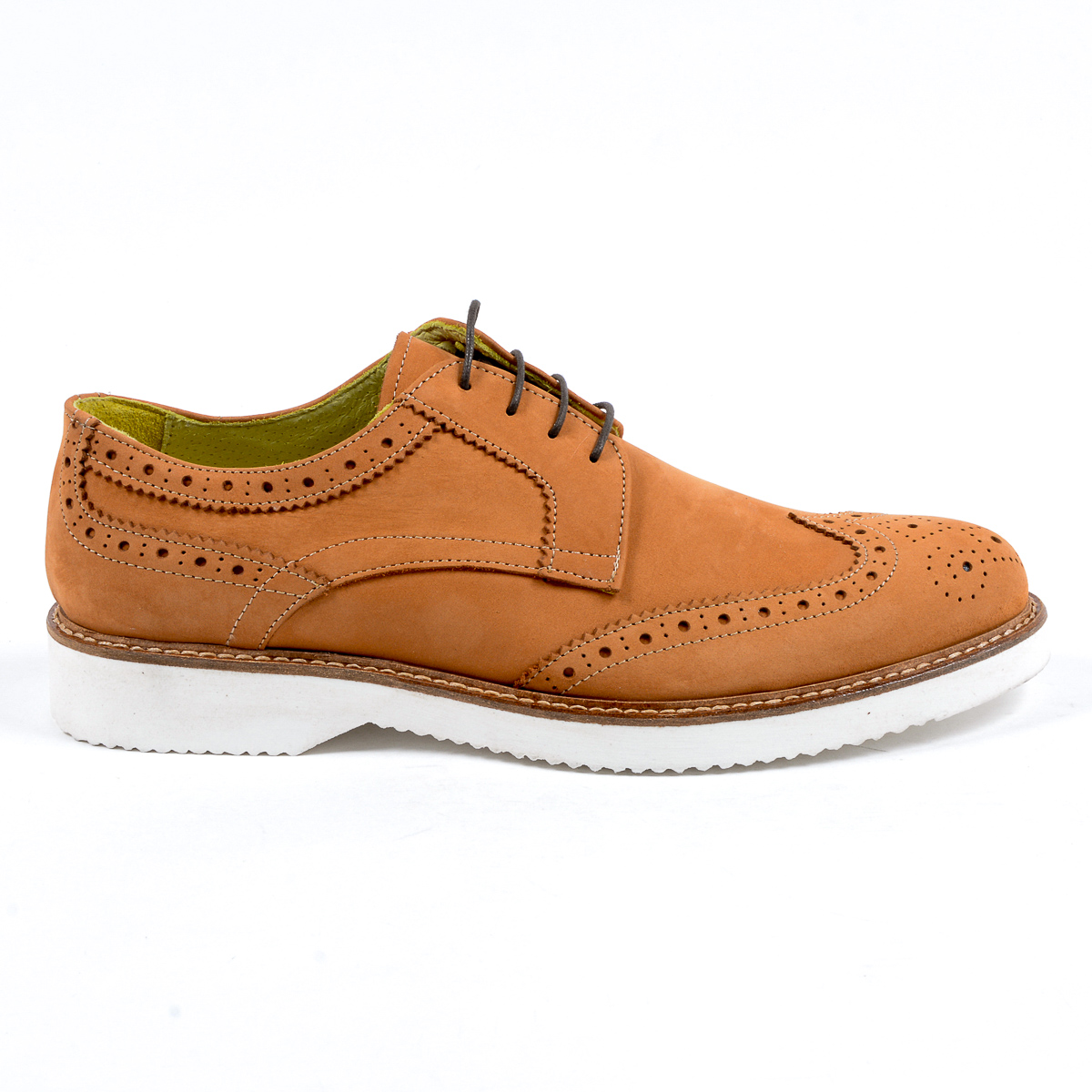 V 1969 Italia - Zapato Oxford Brogue para hombre, color marrón, PEDRO