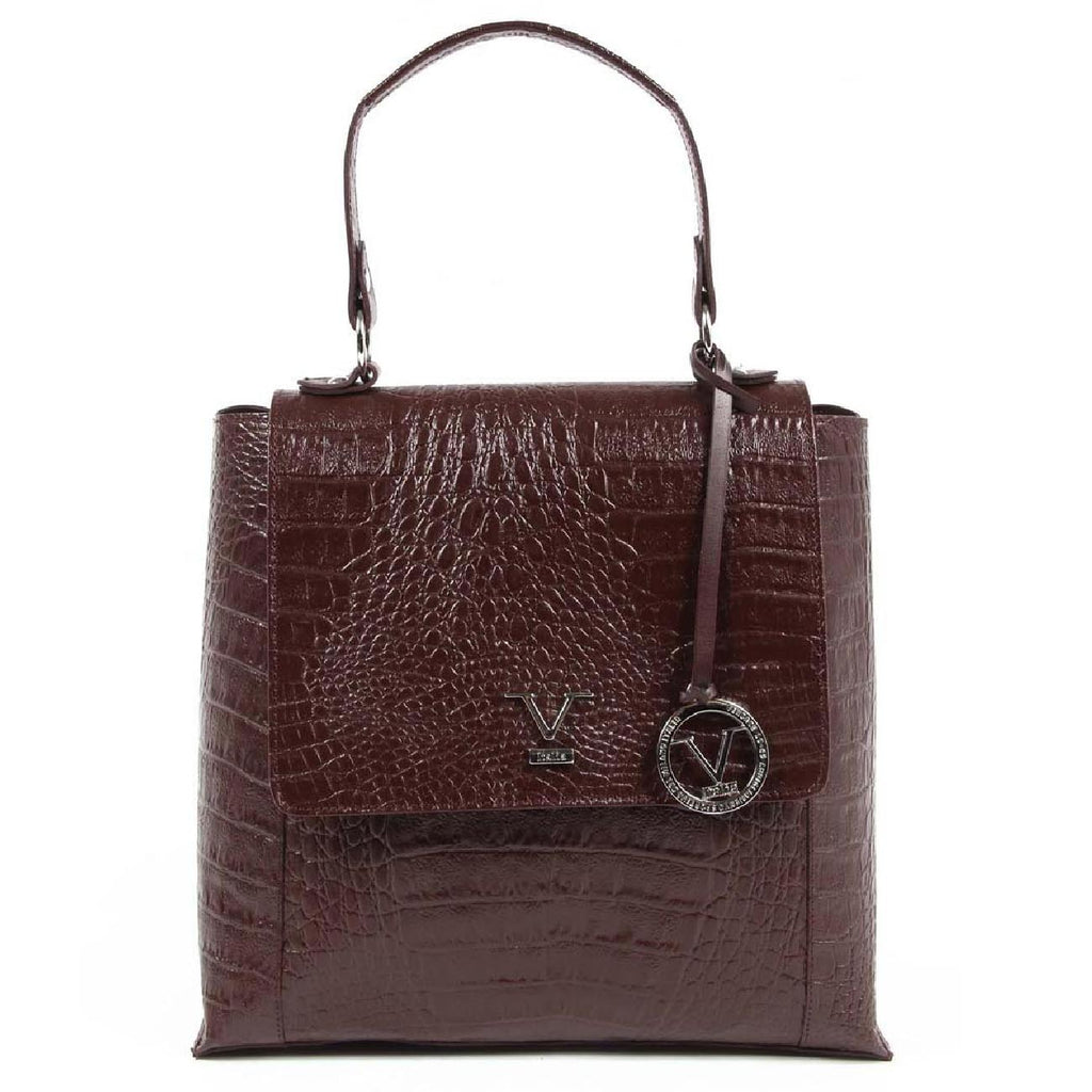 Bolso de mano para mujer V 1969 Italia ARC01 MOIRA COCCO BORDEAUX