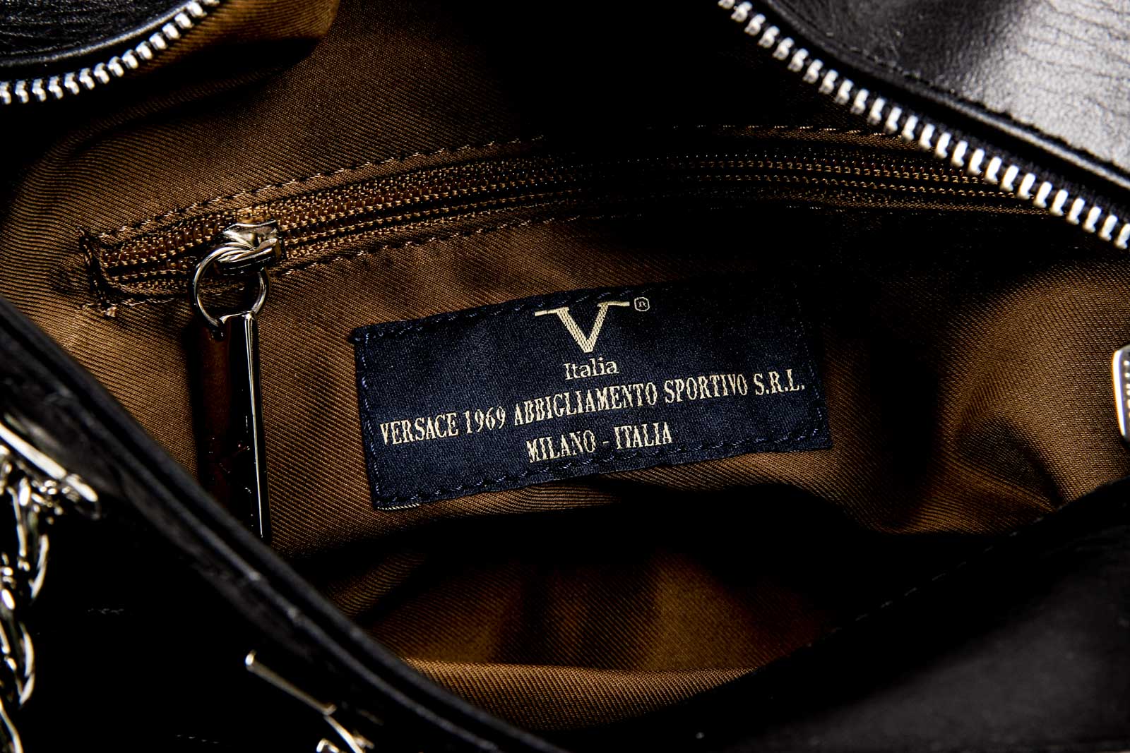 Bolso de mano para mujer V 1969 Italia V011 S NEGRO