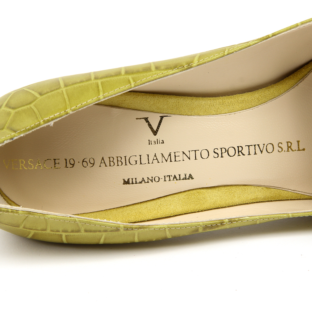 V 1969 Italia Womens Pump Green ESTER