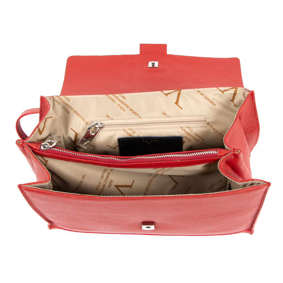 V 1969 Italia Womens Handbag Red ELLY