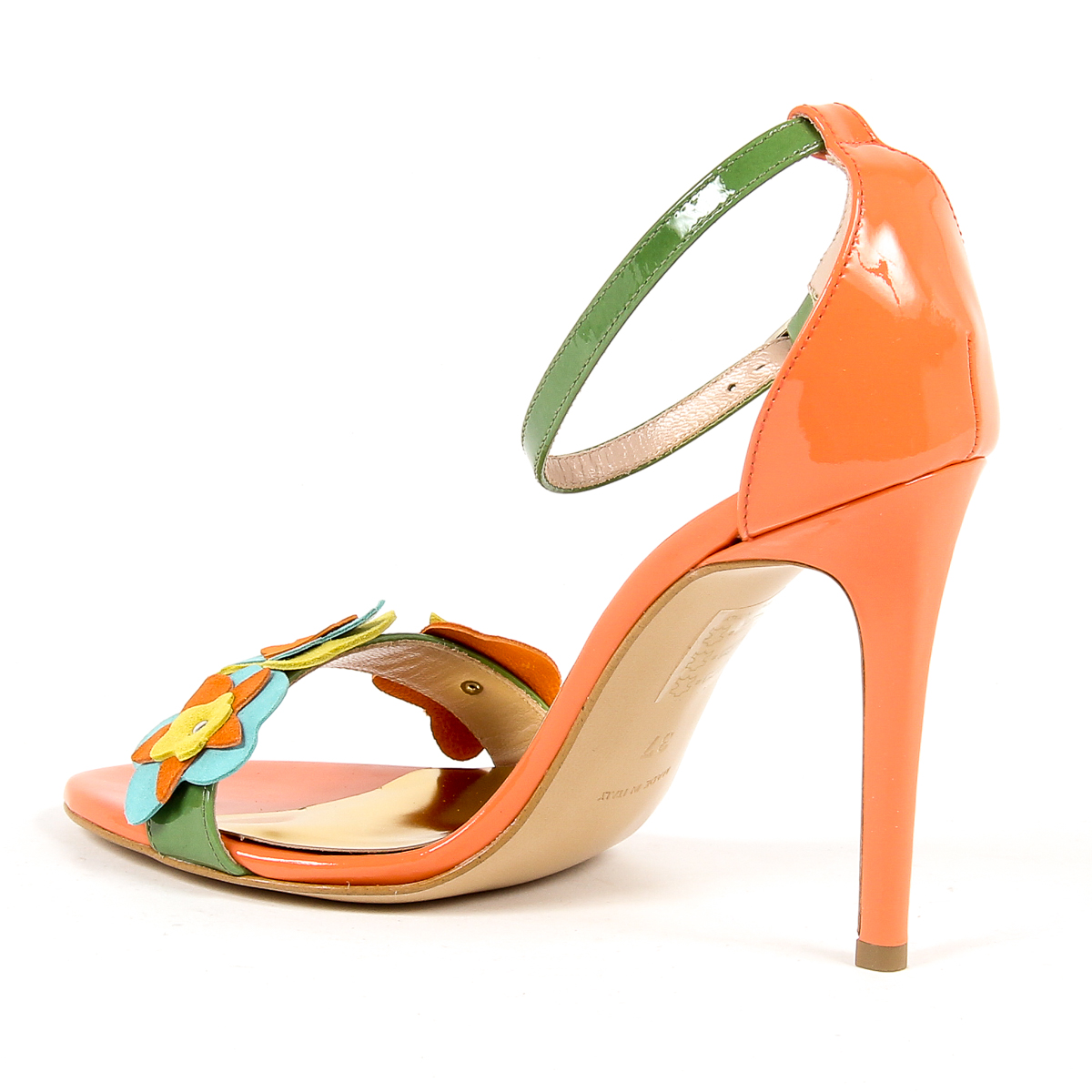 V 1969 Italia Sandalia de tira al tobillo para mujer Multicolor CATALINA