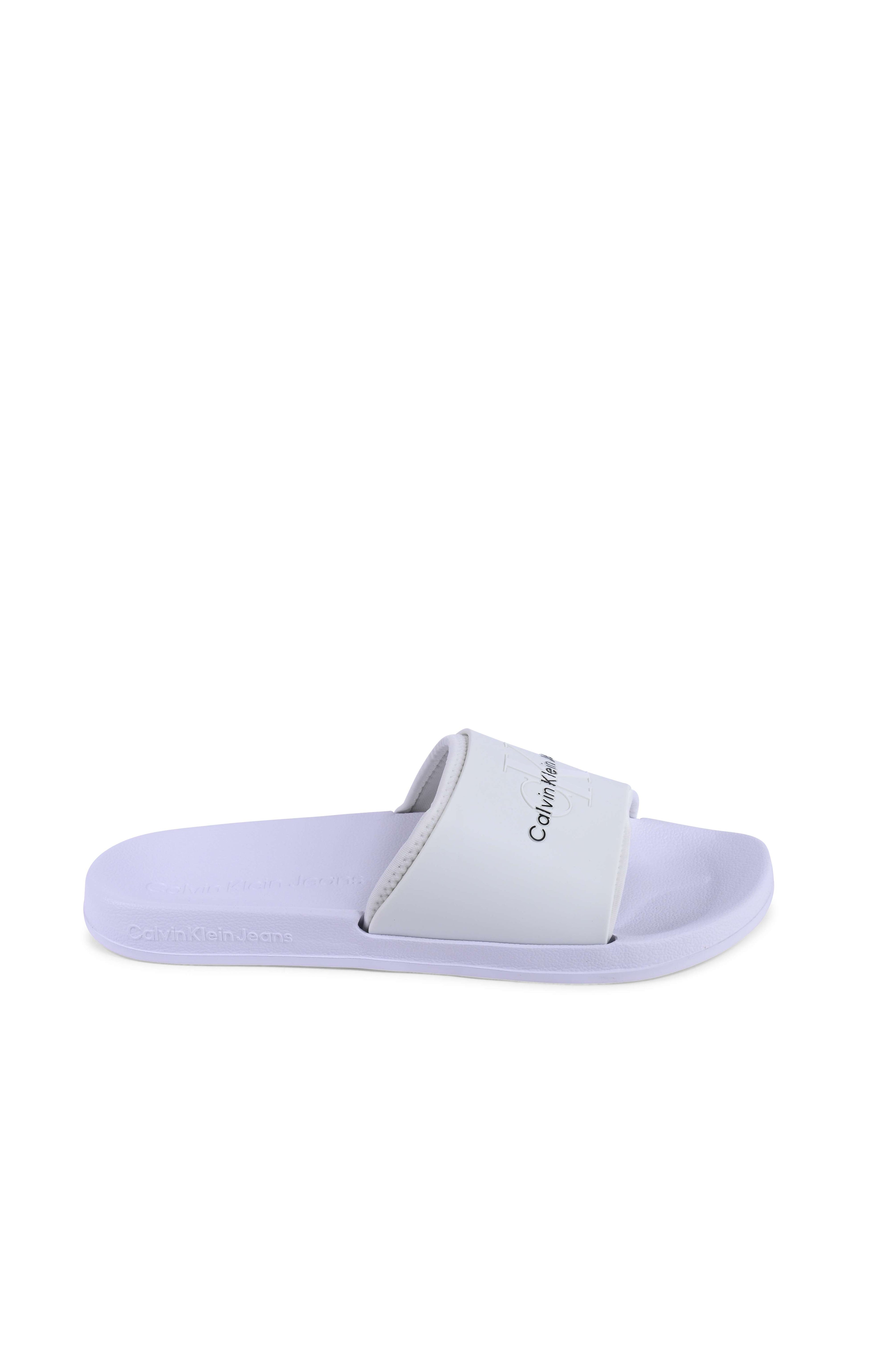 Chanclas Calvin Klein para hombre blancas YM0YM00361YBR