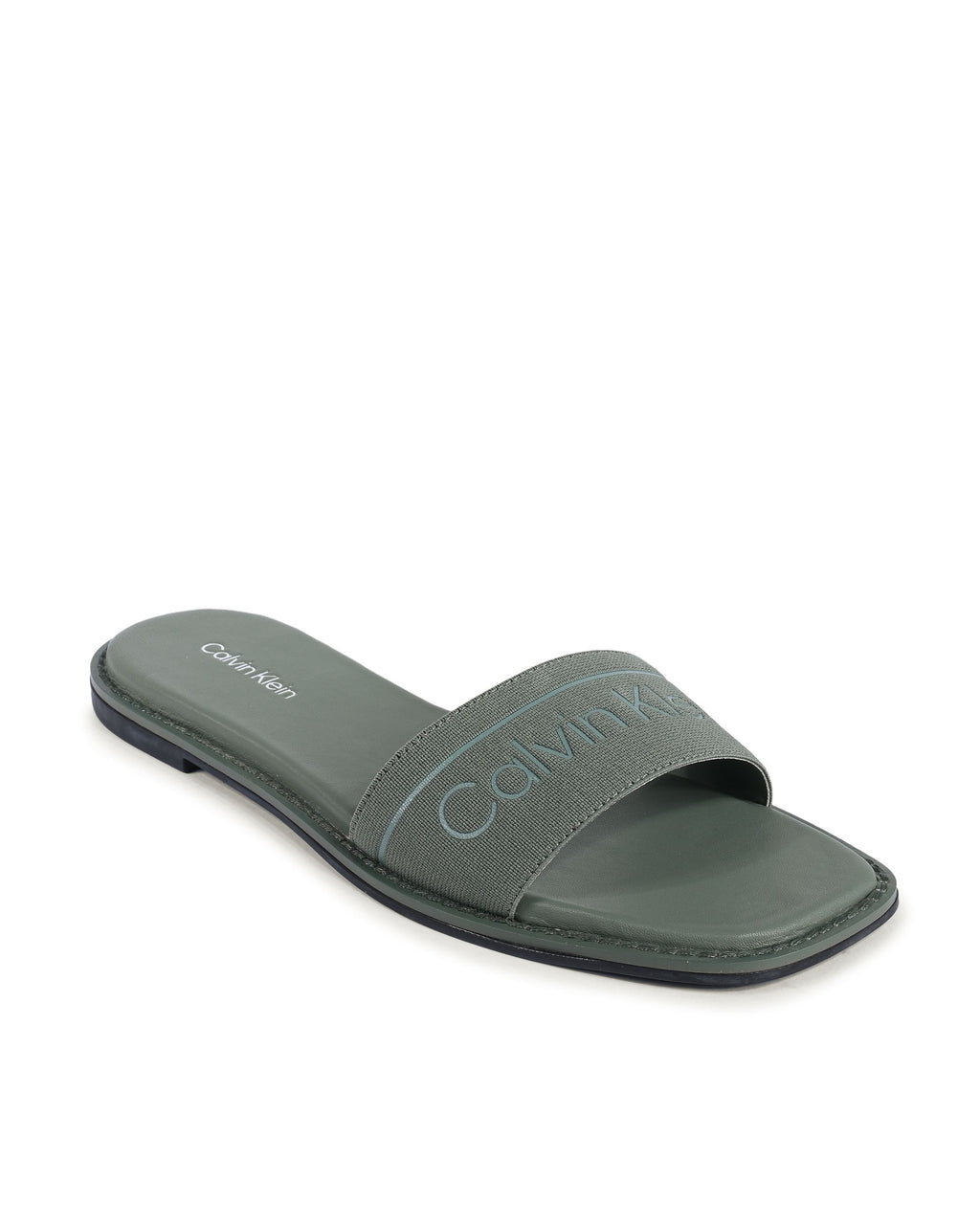 Sandalias Calvin Klein para mujer, color verde, HW0HW019890H7