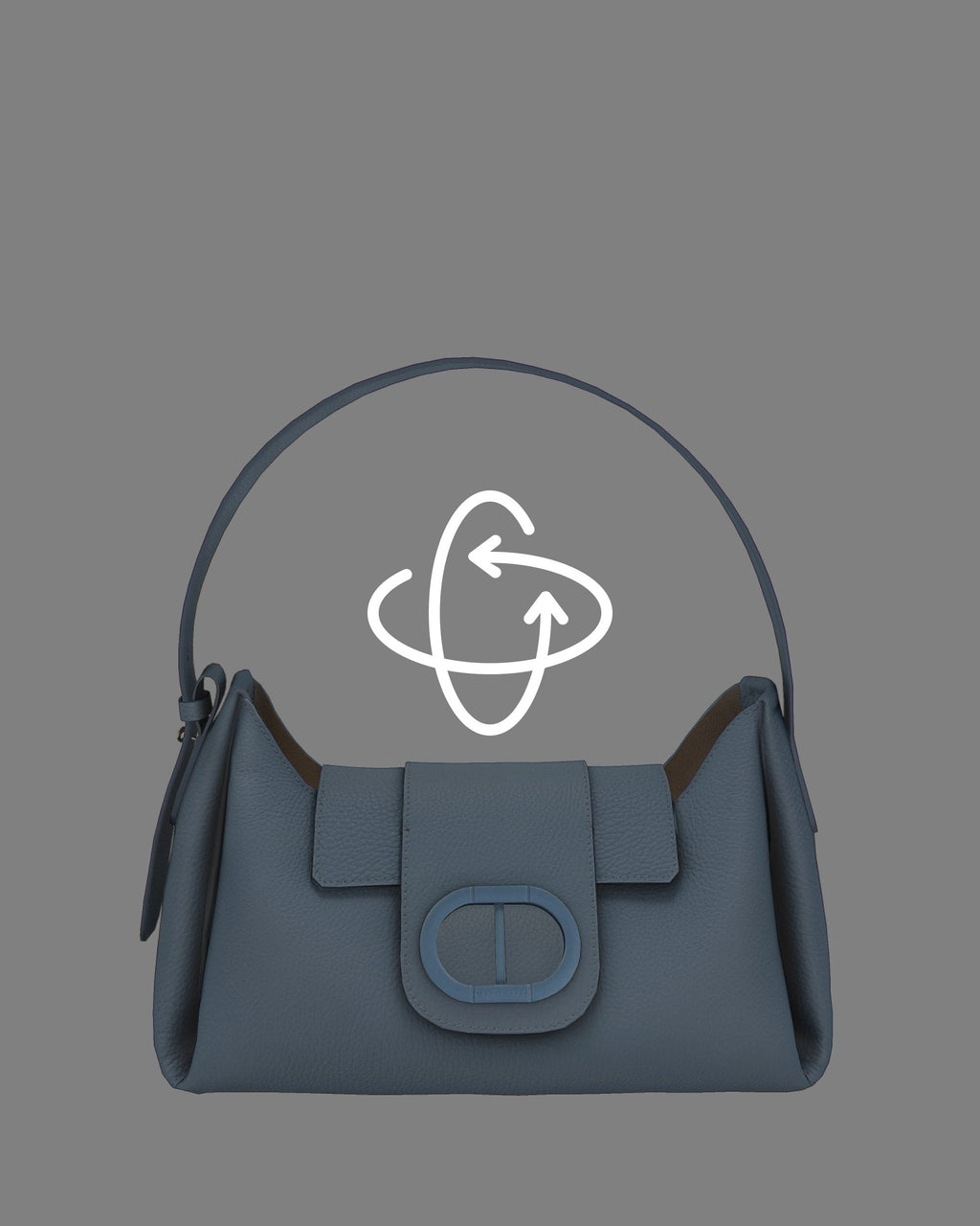 Bolso de hombro San Marino - Azul cielo