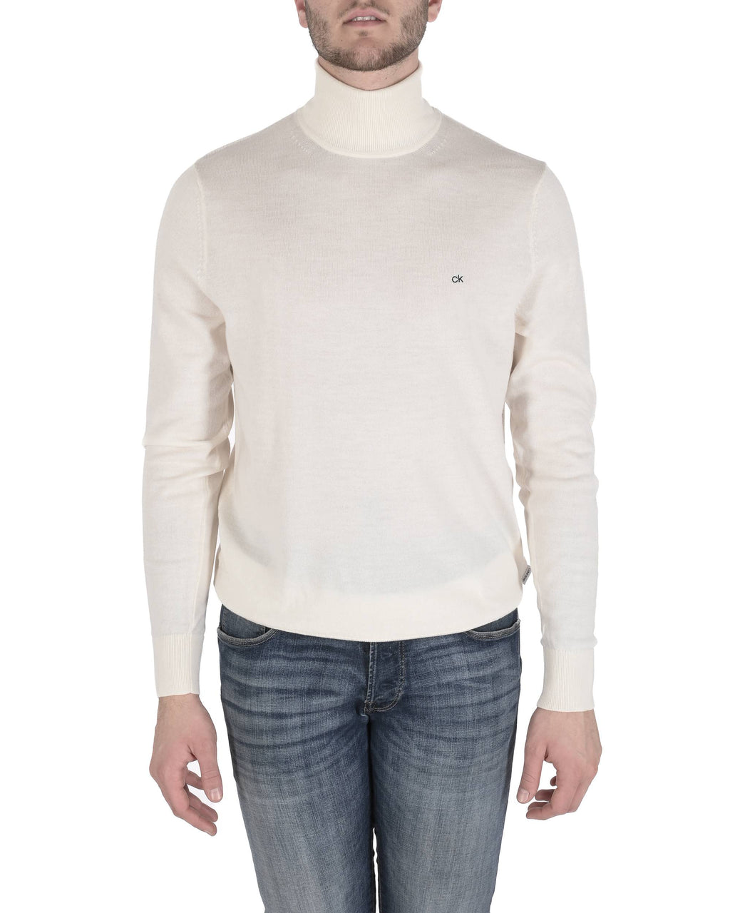 Suéter Calvin Klein para hombre blanco K10K102751YAH