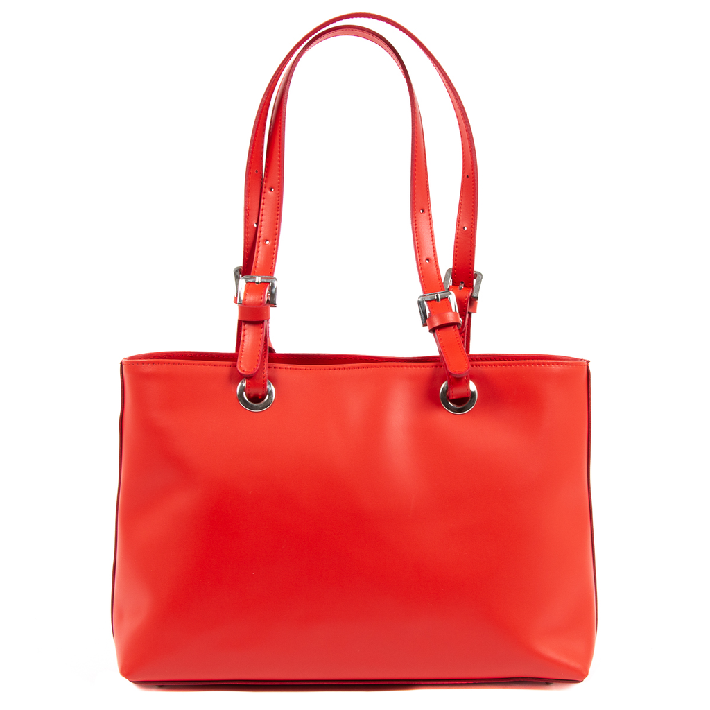 Bolso de mano para mujer V 1969 Italia rojo CLARISSA