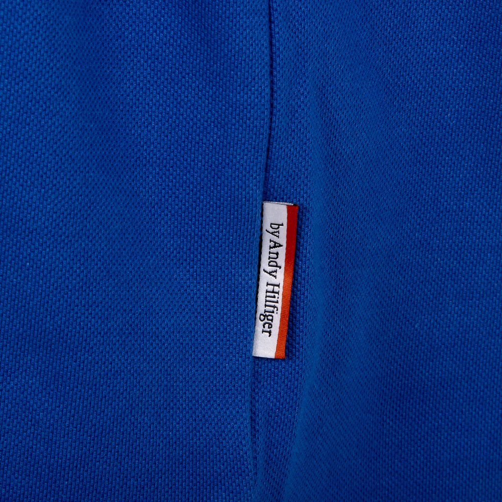 Polo Andrew Charles para hombre de manga corta azul SEMELO