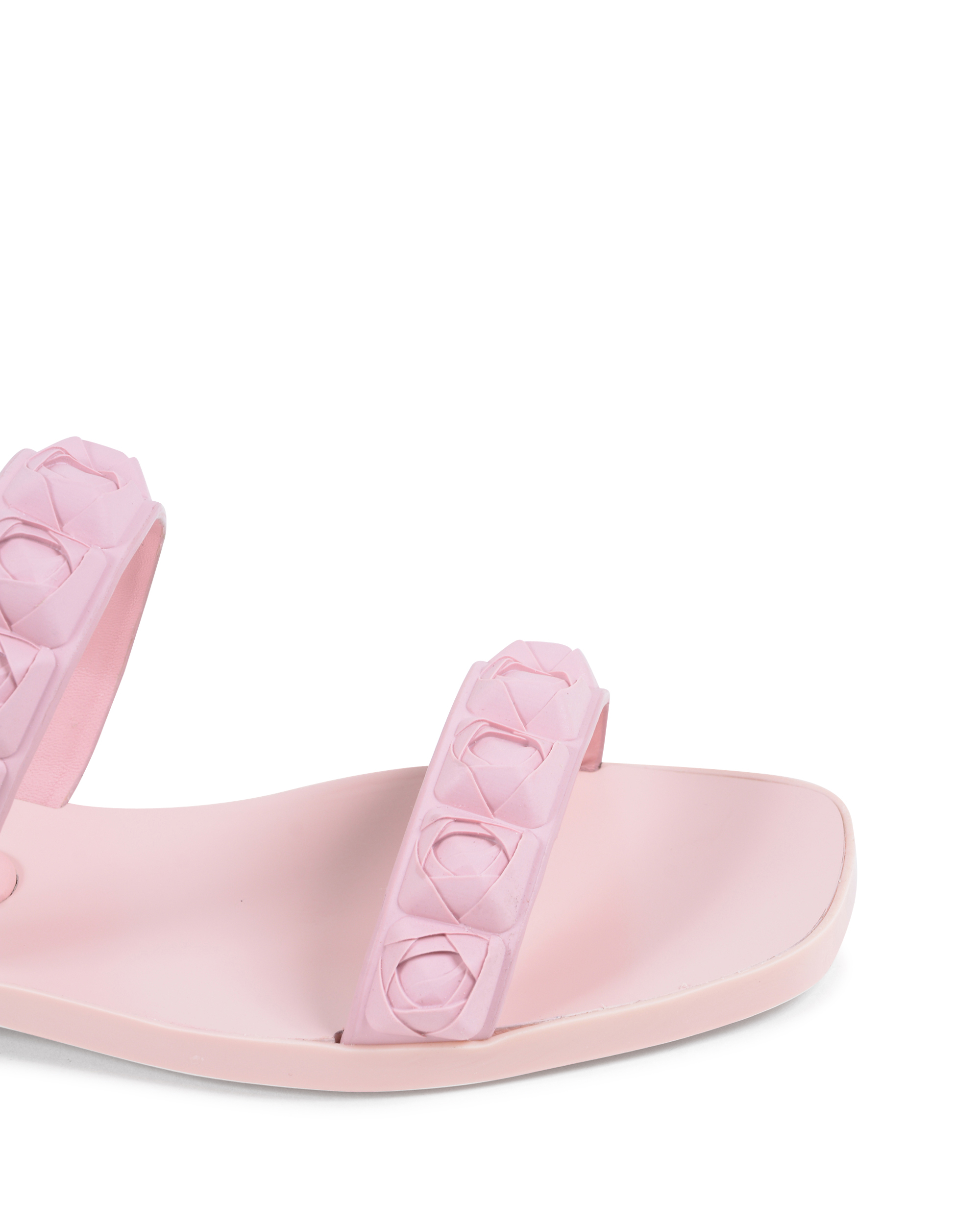 Stuart Weitzman Sandalia plana para mujer rosa ROSITA