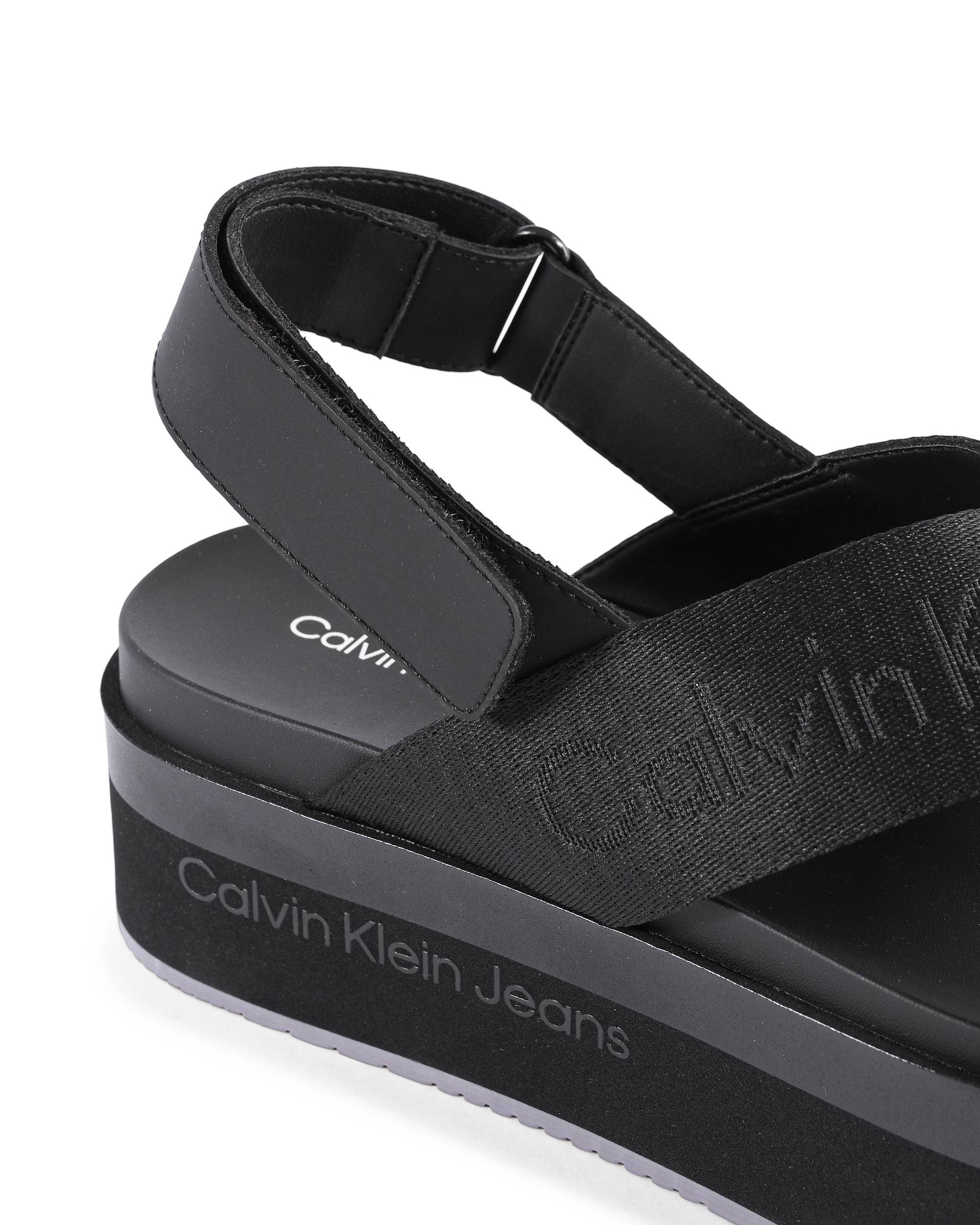 Sandalias Calvin Klein para mujer negras YW0YW013620GT