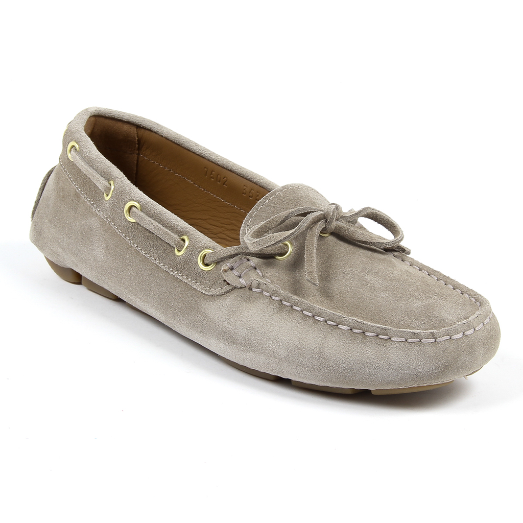 Mocasines V 1969 Italia para mujer, color gris, PISA