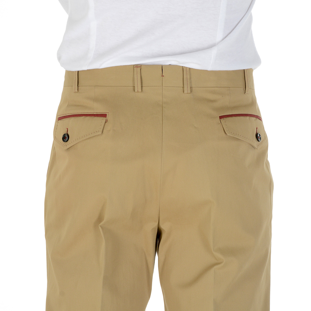 Pantalones Pal Zileri para hombre color topo