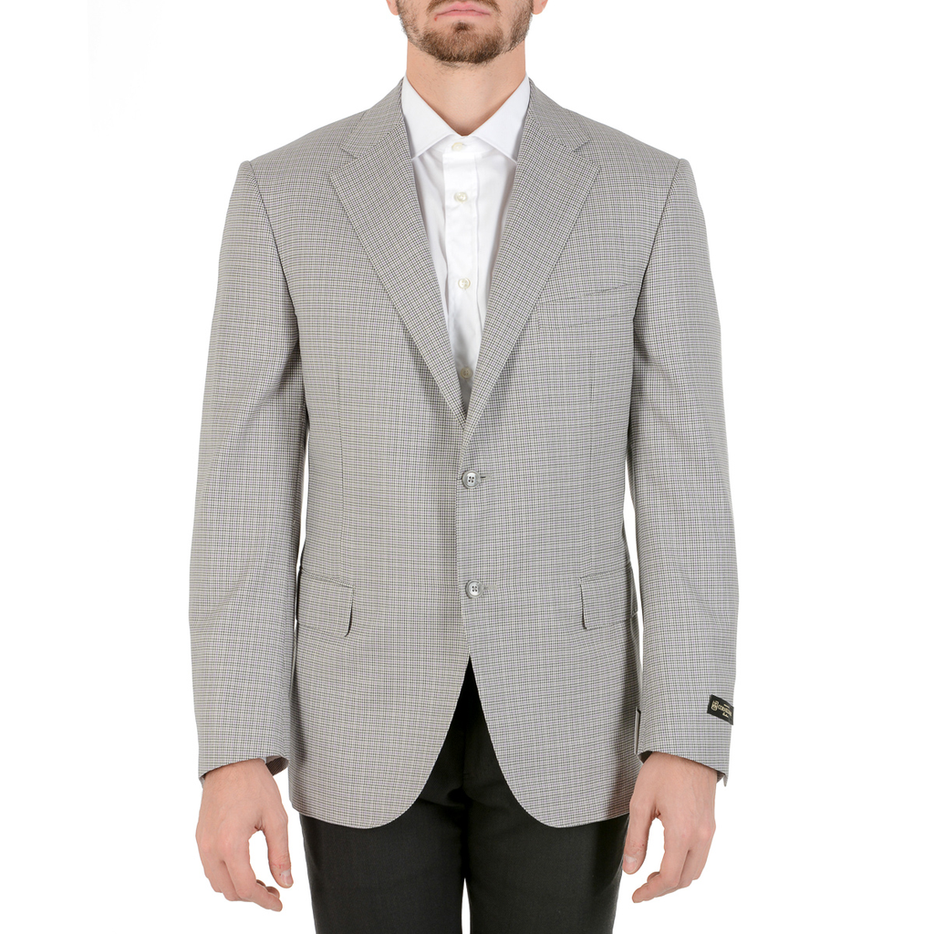 Corneliani Mens Jacket Long Sleeves Light Grey
