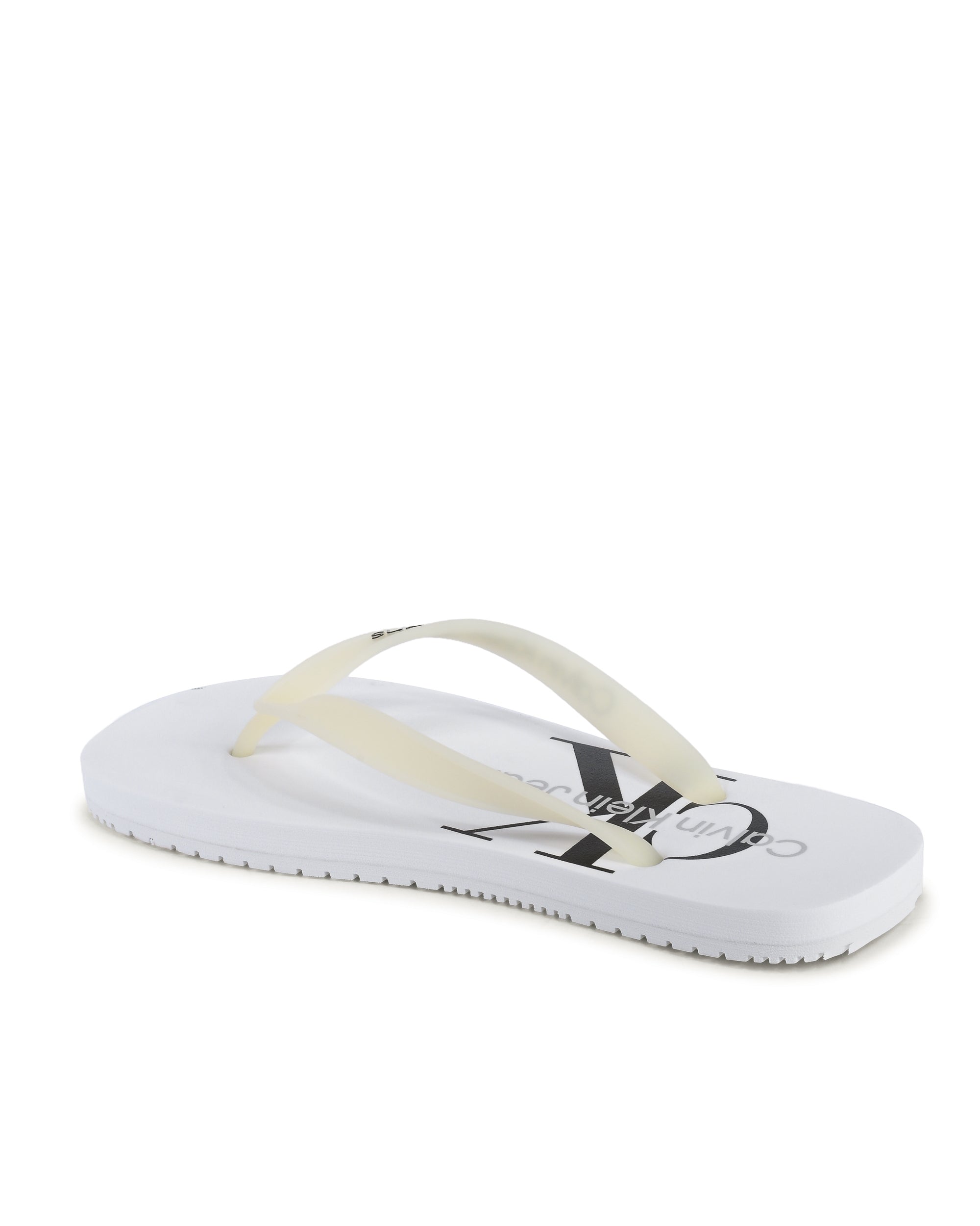 Chanclas Calvin Klein para mujer blancas YW0YW01246YBR