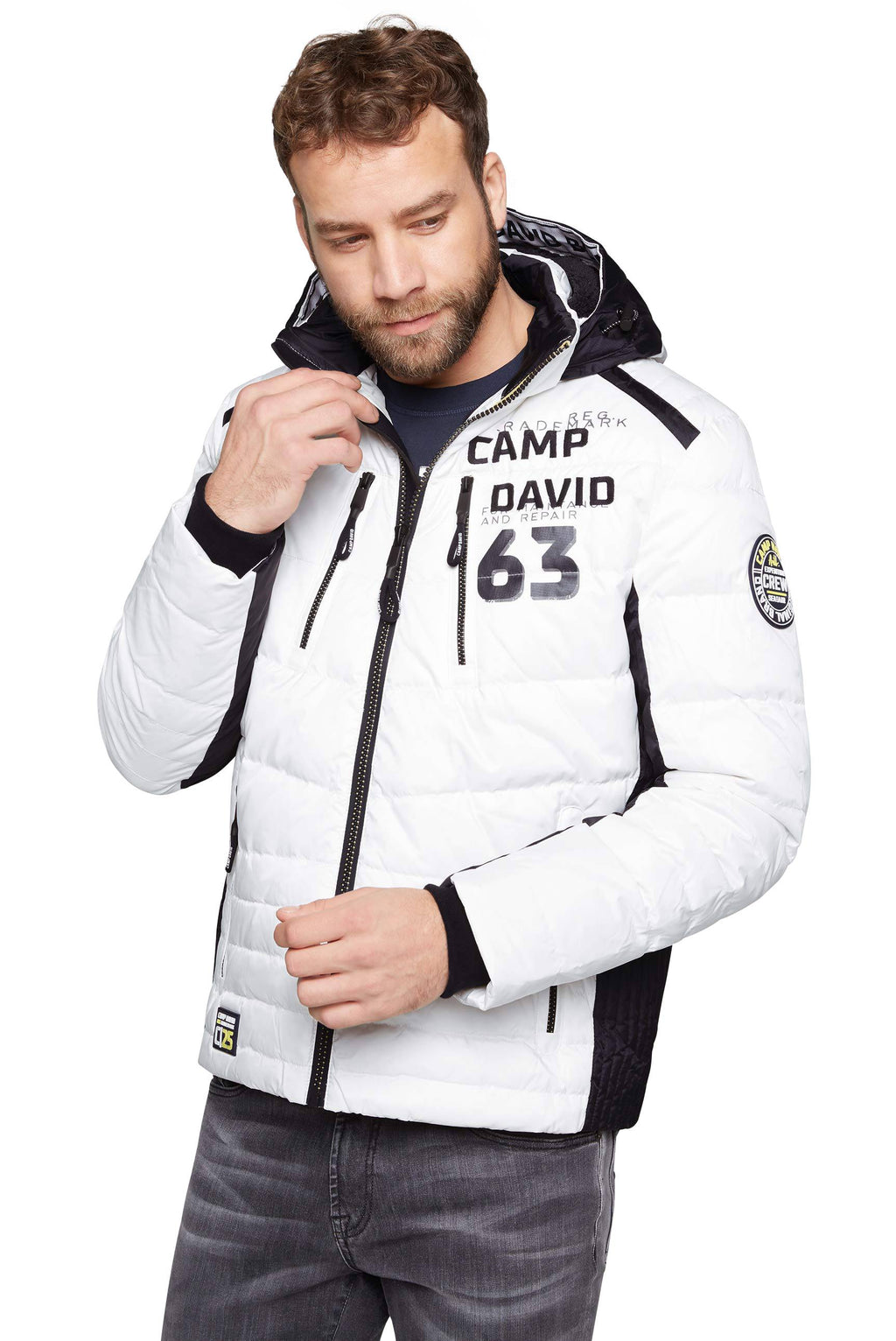 Chaqueta con capucha para hombre Camp David
