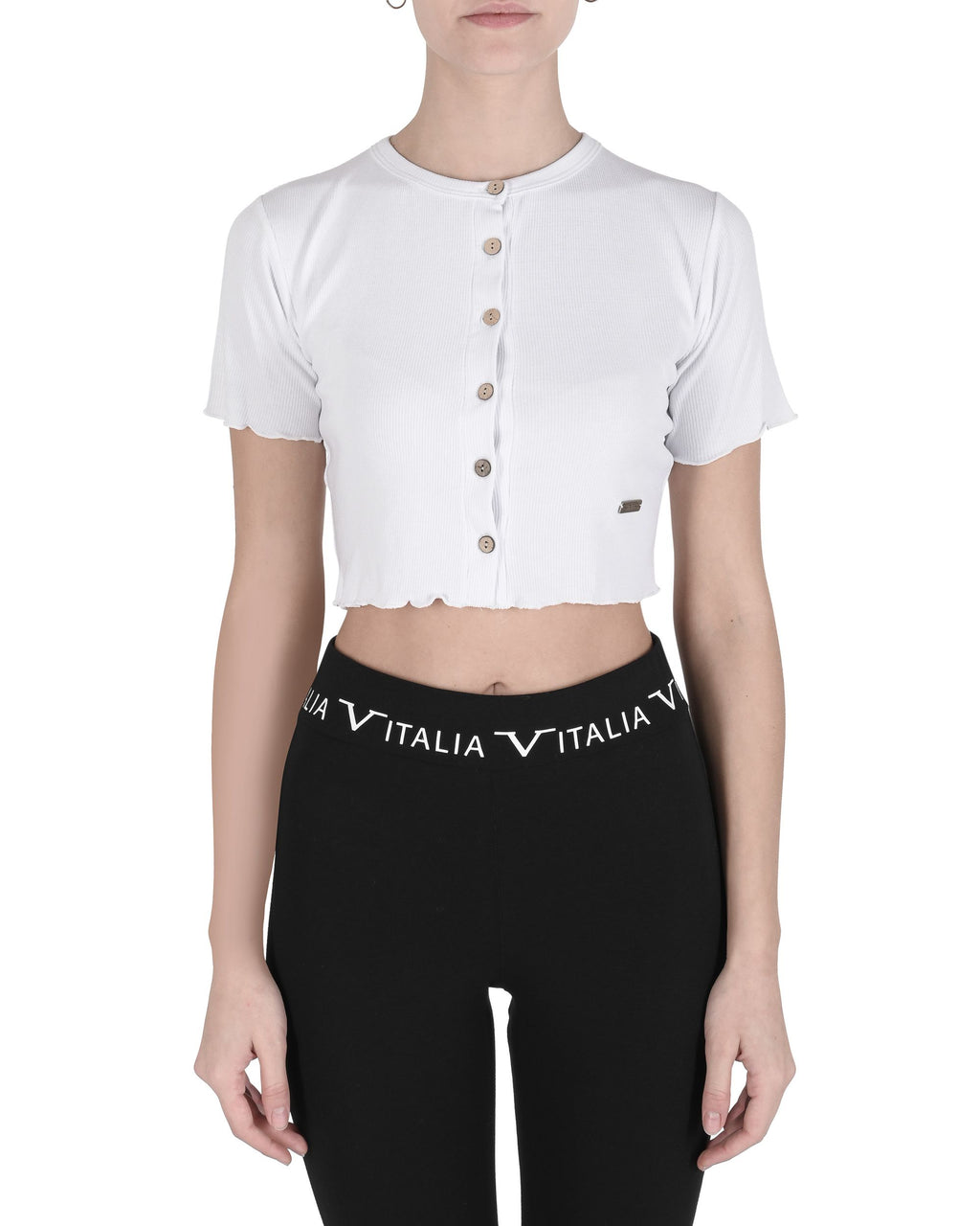 19V69 Italia Top de mujer ALISIA BLANCO