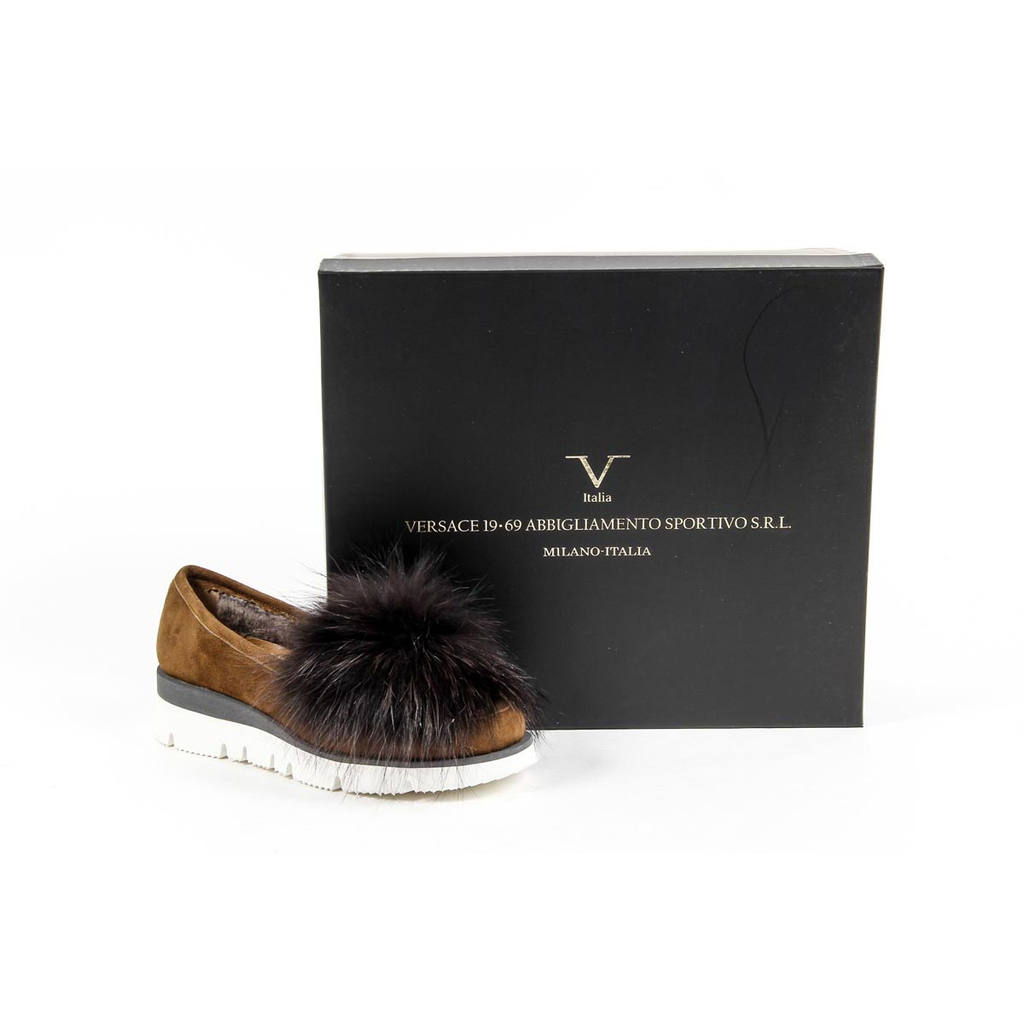 Mocasín Mujer V 1969 Italia 302106 CAMOSCIO CUOIO