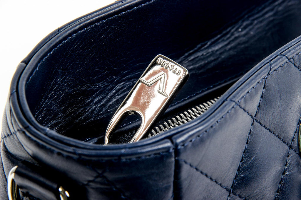 Bolso de mano para mujer V 1969 Italia V011 S BLUE JEANS