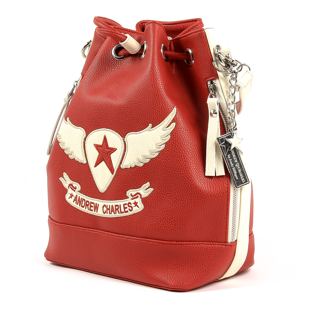 Bolso de mano para mujer Andrew Charles rojo LUCINDA