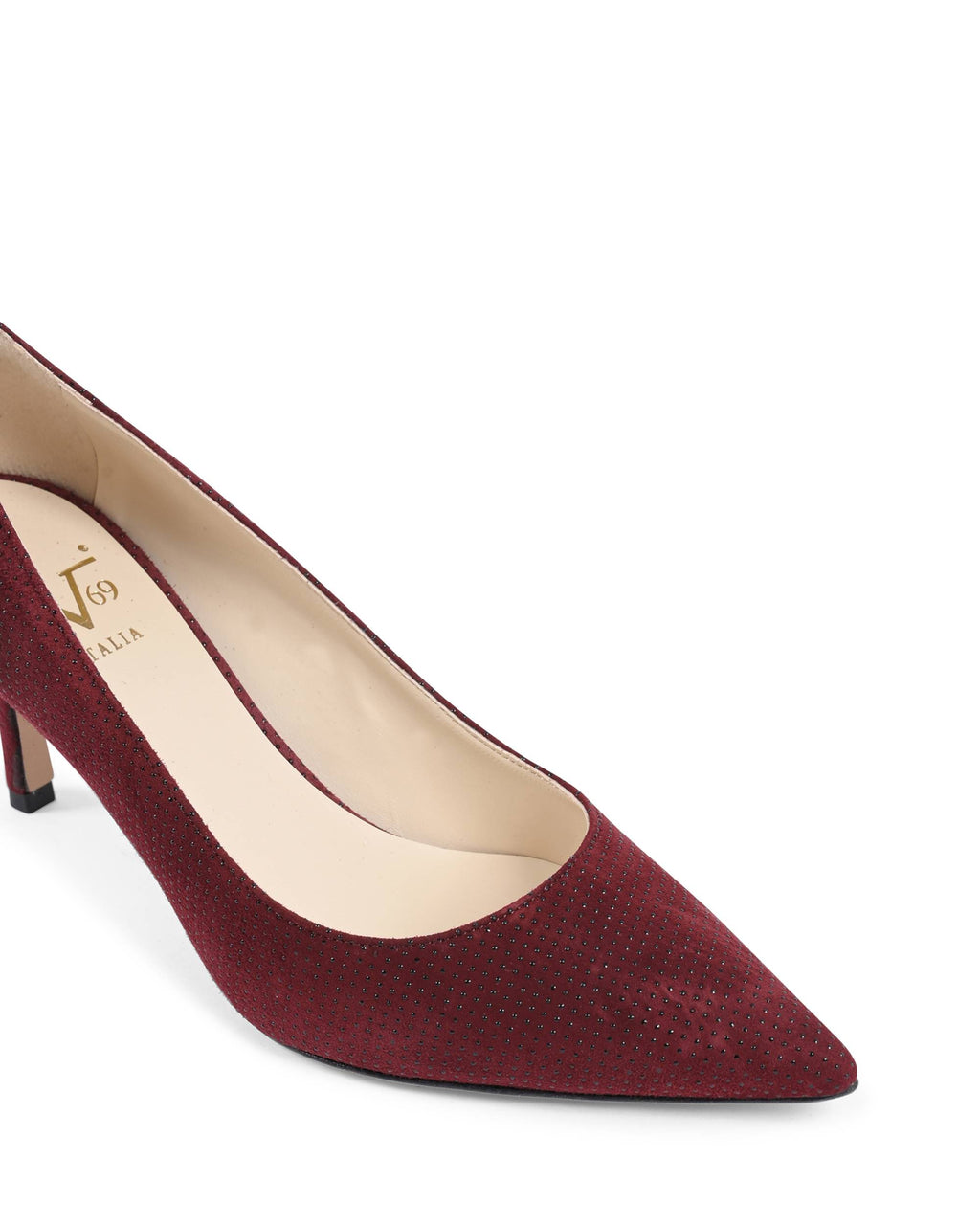 19V69 Italia Zapatos de salón para mujer Burdeos INES65 BURDEOS BOT. TELA
