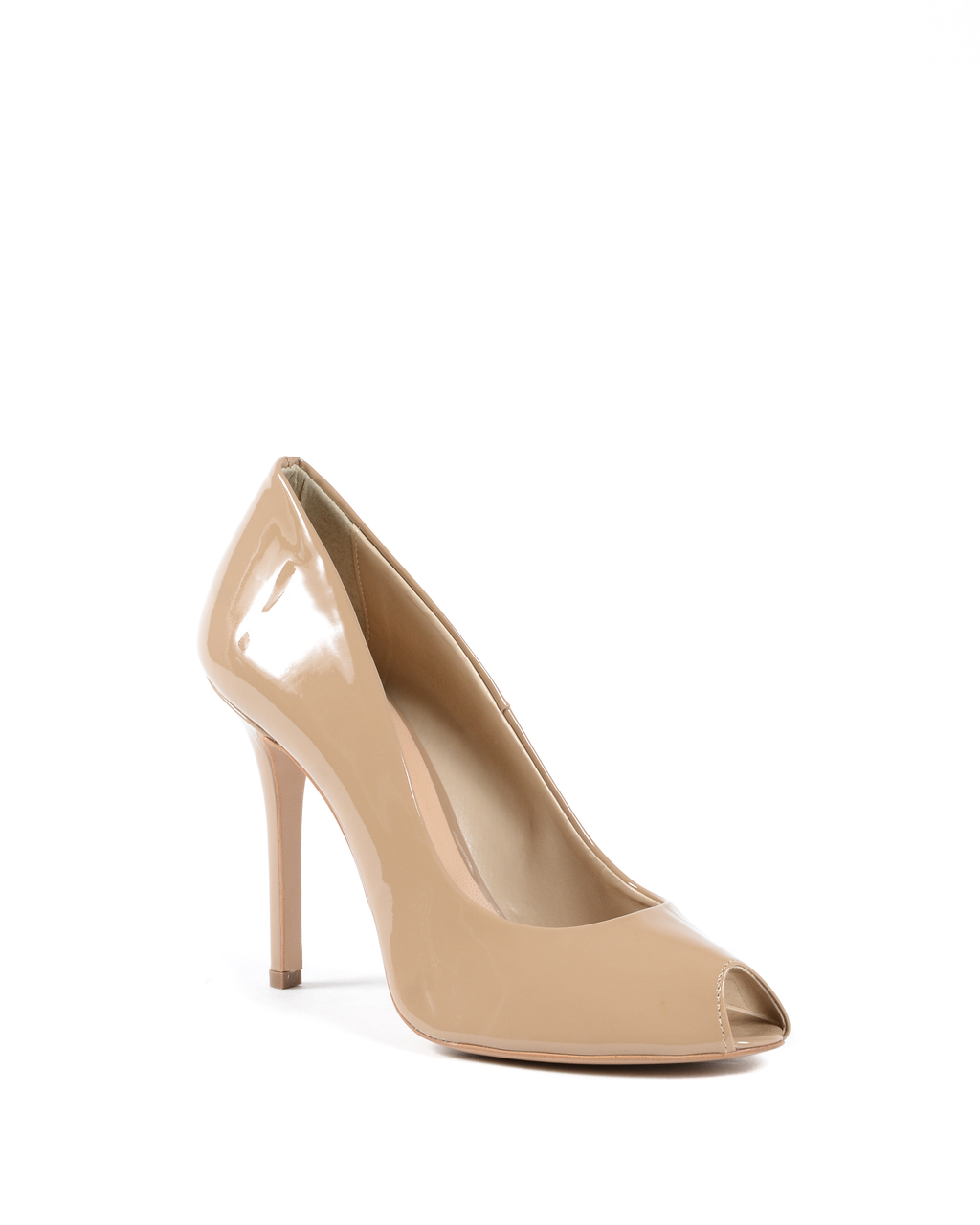 19V69 Italia - Zapatos de salón para mujer con punta abierta, color rosa 303 VERNICE NUDE
