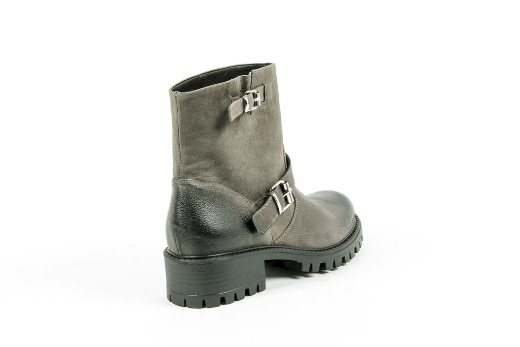 Bota corta Mujer V 1969 Italia B1441 NABUK VERDE MILITARE