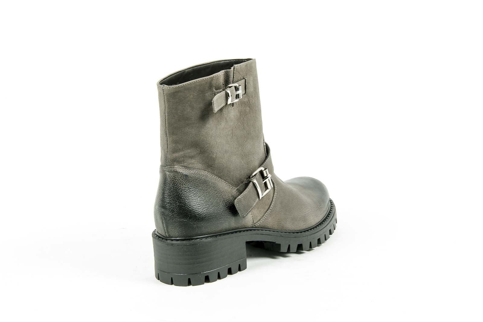 Bota corta Mujer V 1969 Italia B1441 NABUK VERDE MILITARE