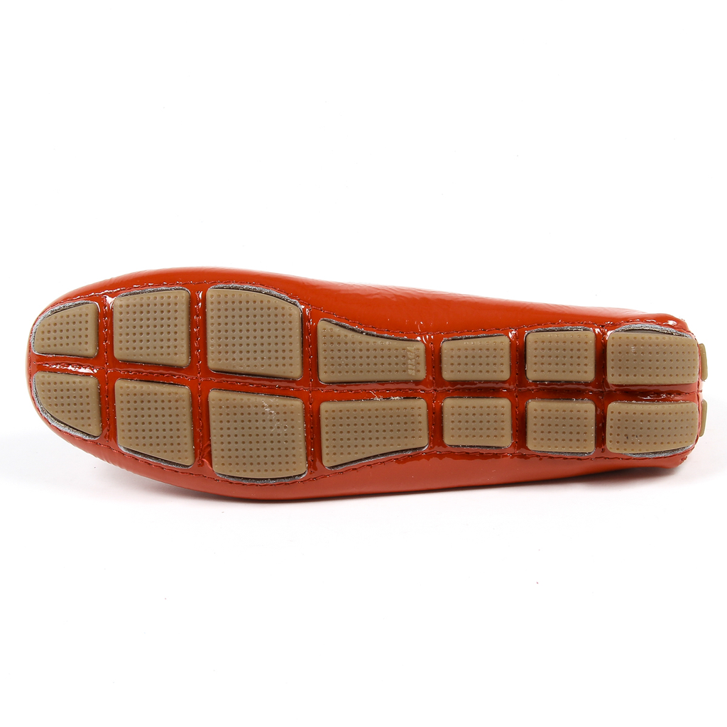 Mocasines V 1969 Italia para mujer, color rojo AMALFI
